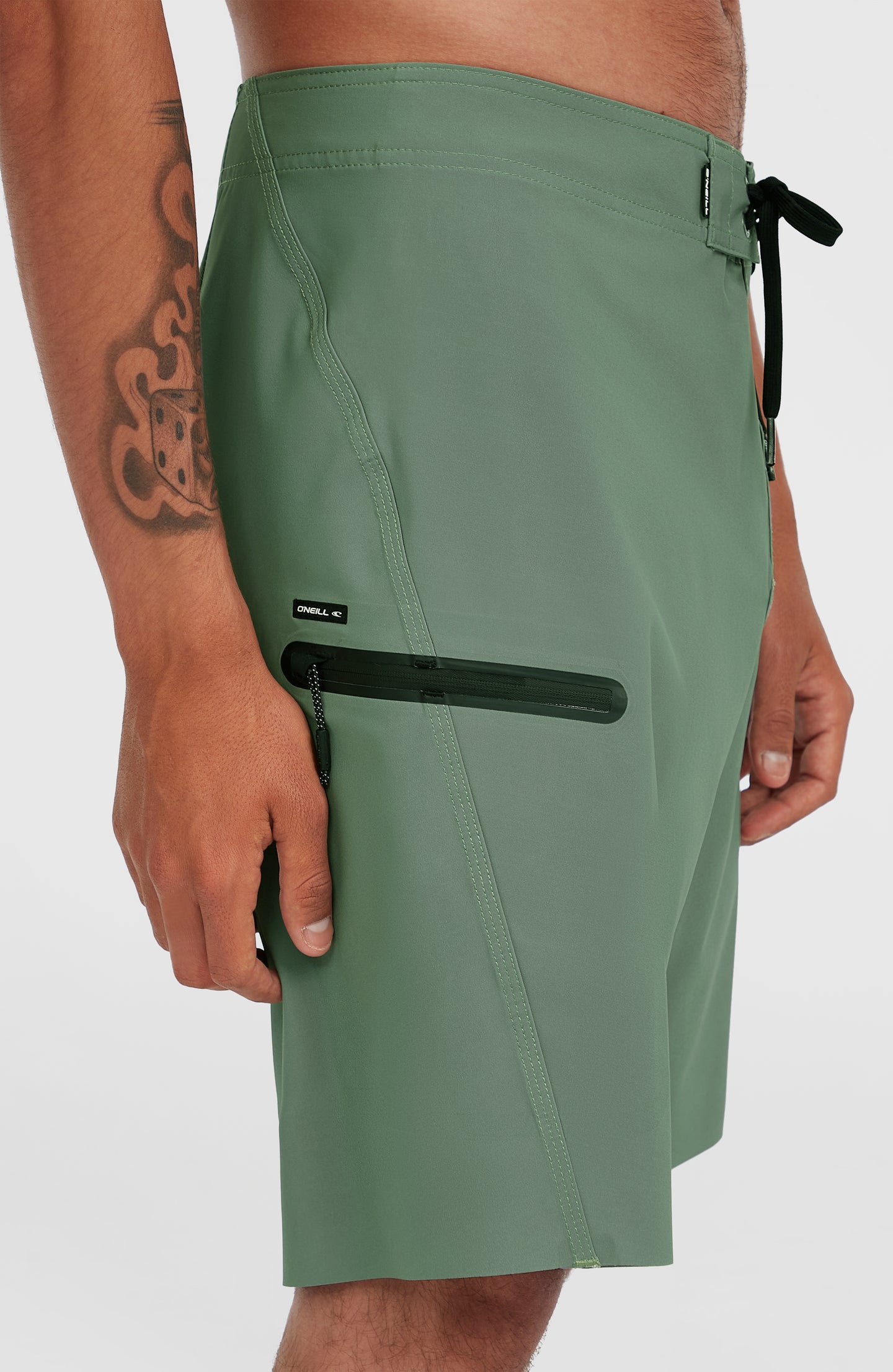 Hyperfreak Tech Solid 19" Boardshorts - Seagrass