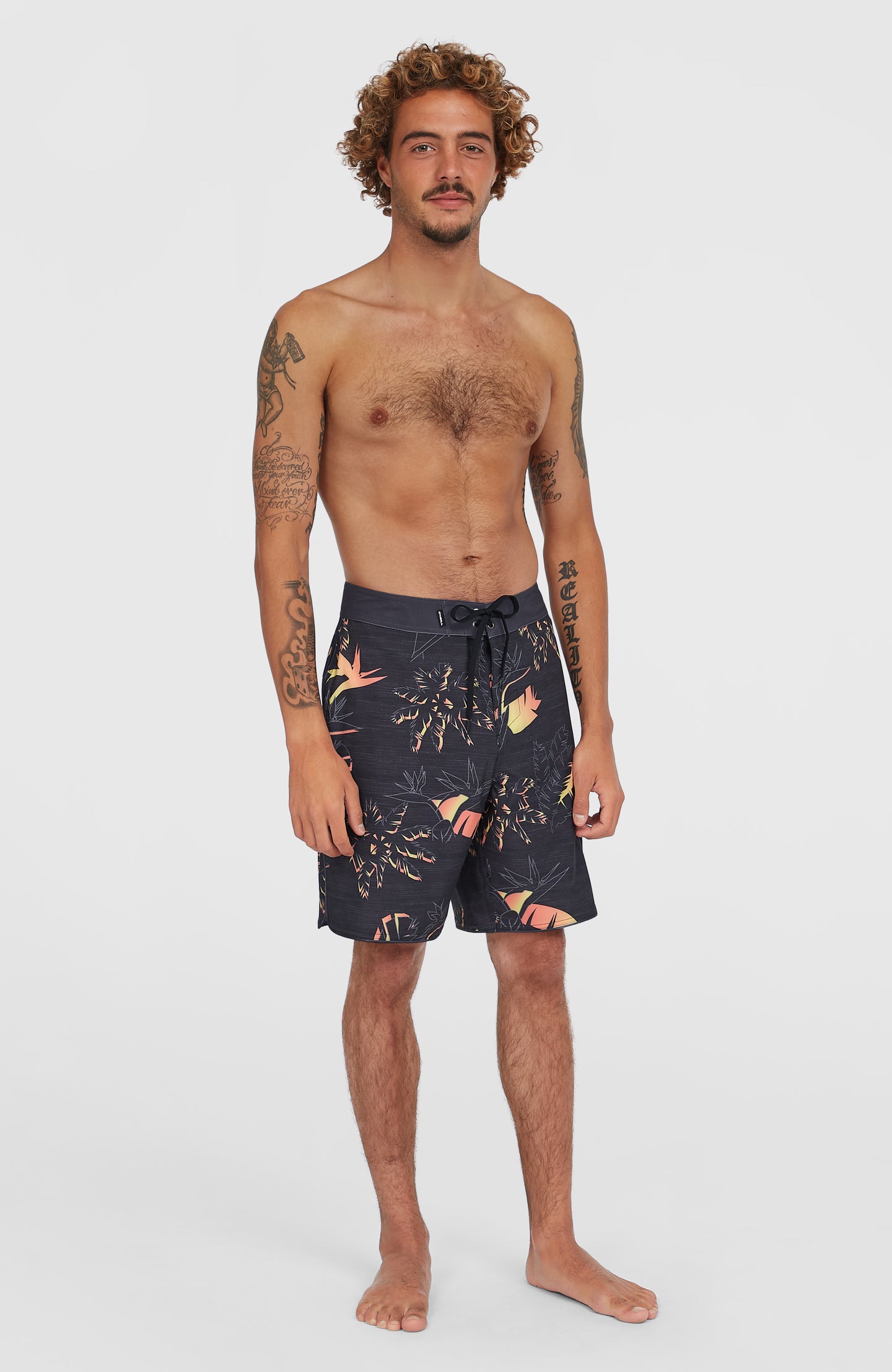 Hyperfreak Mysto Scallop 19" Boardshorts - Black Mysto Scallop