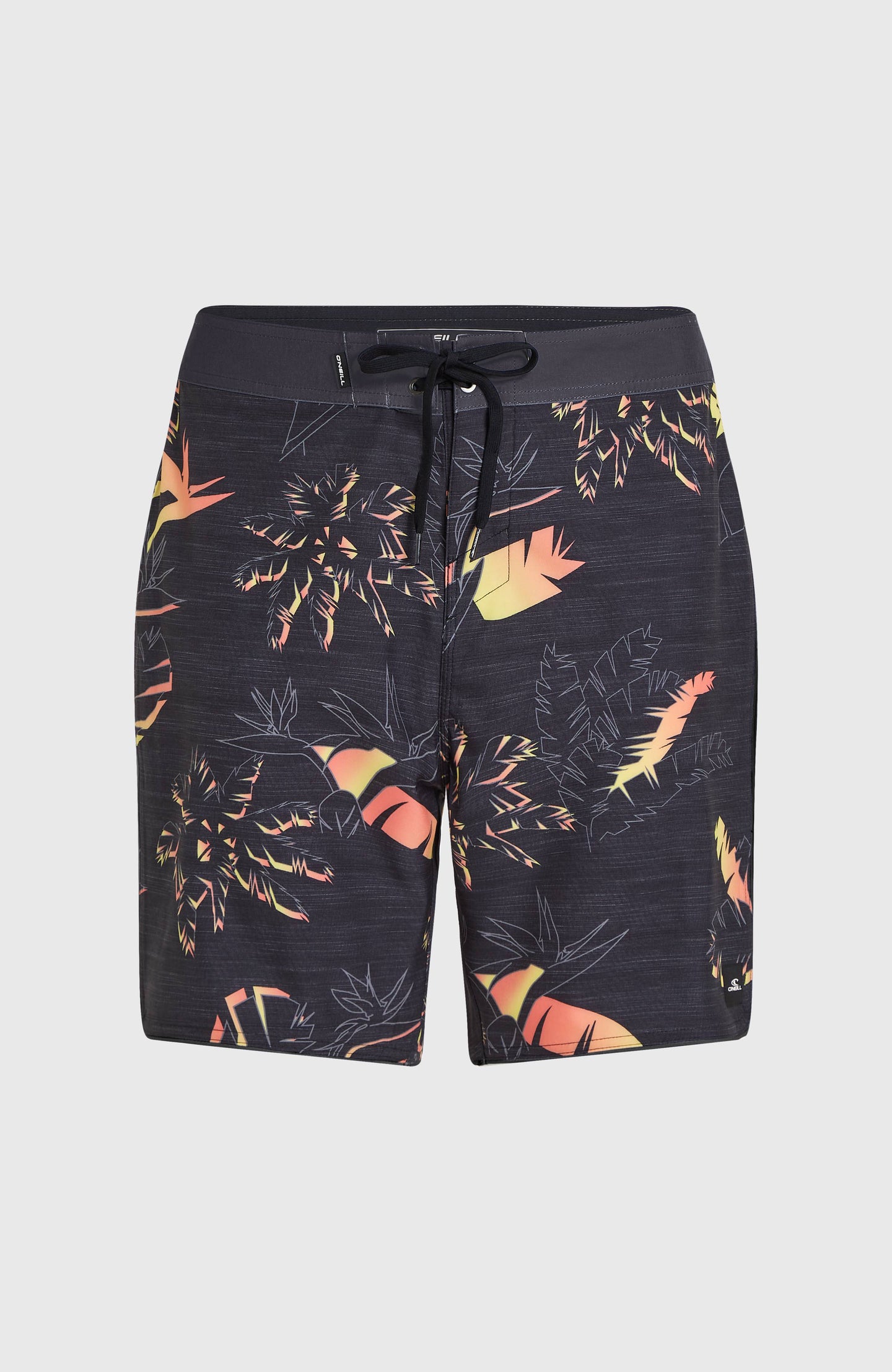 Hyperfreak Mysto Scallop 19" Boardshorts - Black Mysto Scallop