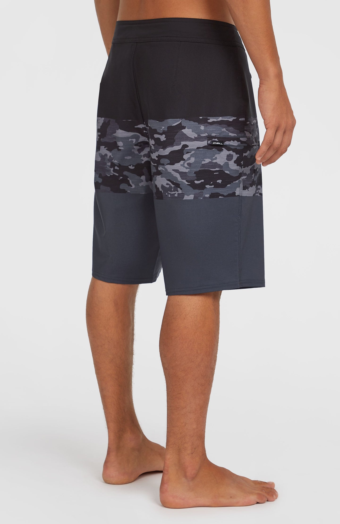 Hyperfreak Heat Block 21" Boardshorts - Black Camo Heat Block