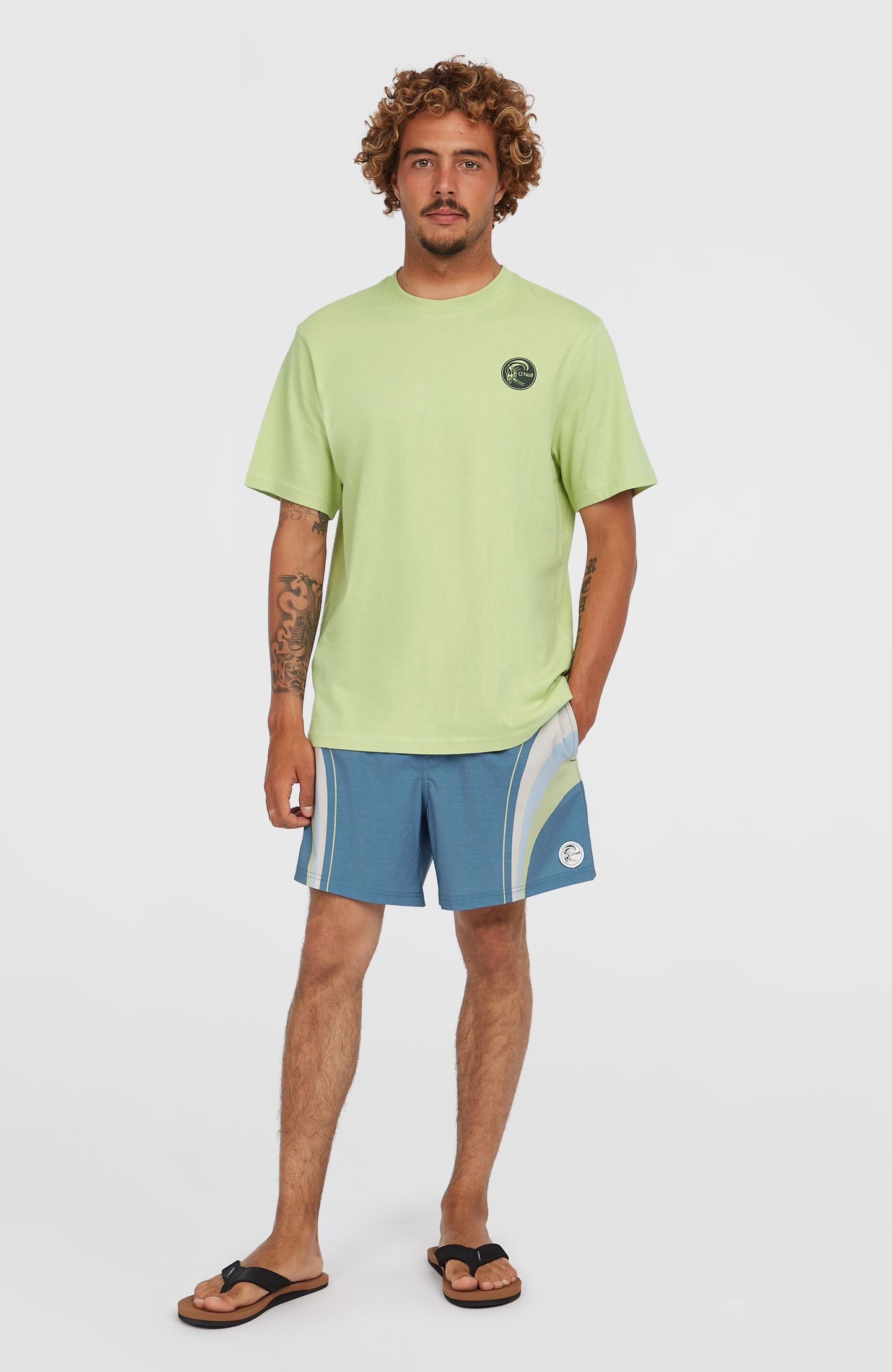 O'Riginals Longboard 15" Swimshorts - Blue Originals Stripe