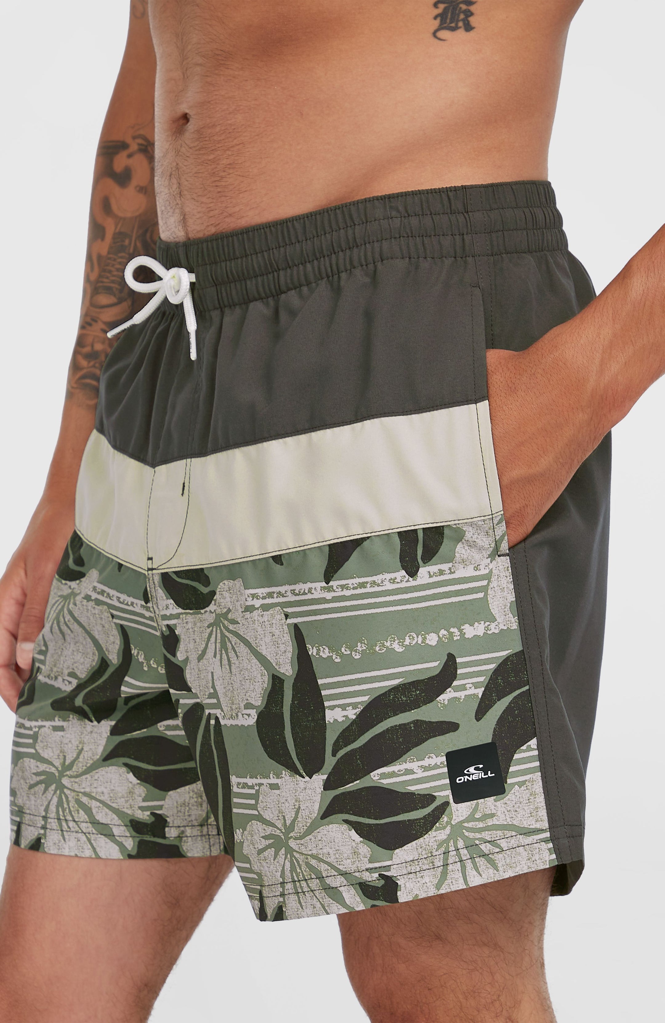 O'Neill Cali Block 15'' Swimshorts - Green Dusty Flower