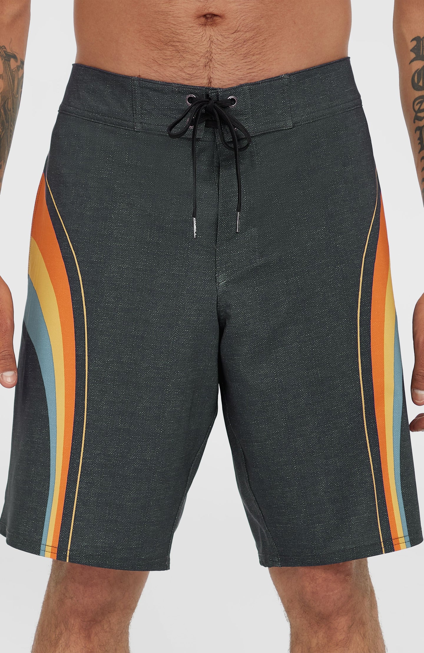 O'Riginals Longboard 19" Boardshorts - Black Originals Stripe