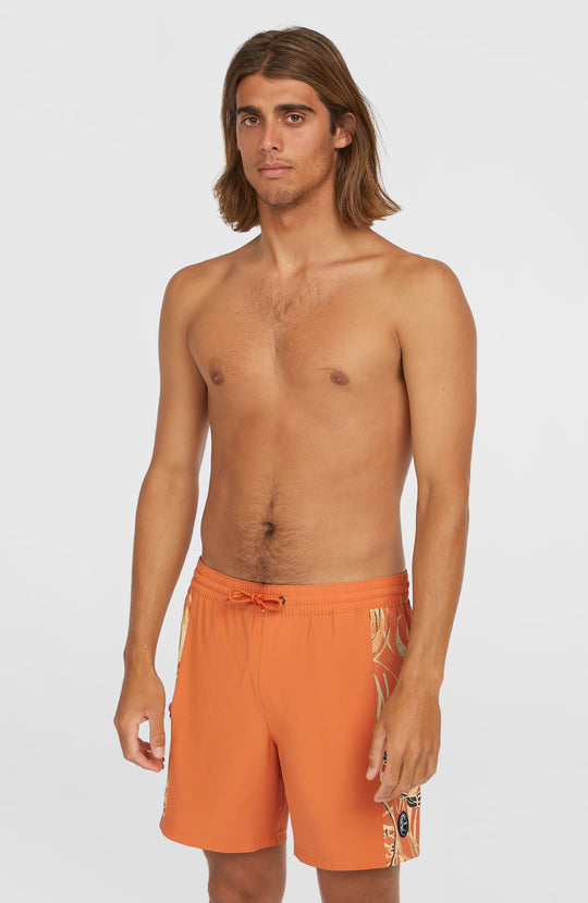 O'Riginals Side Panel 16" Swimshorts - Orange Originals