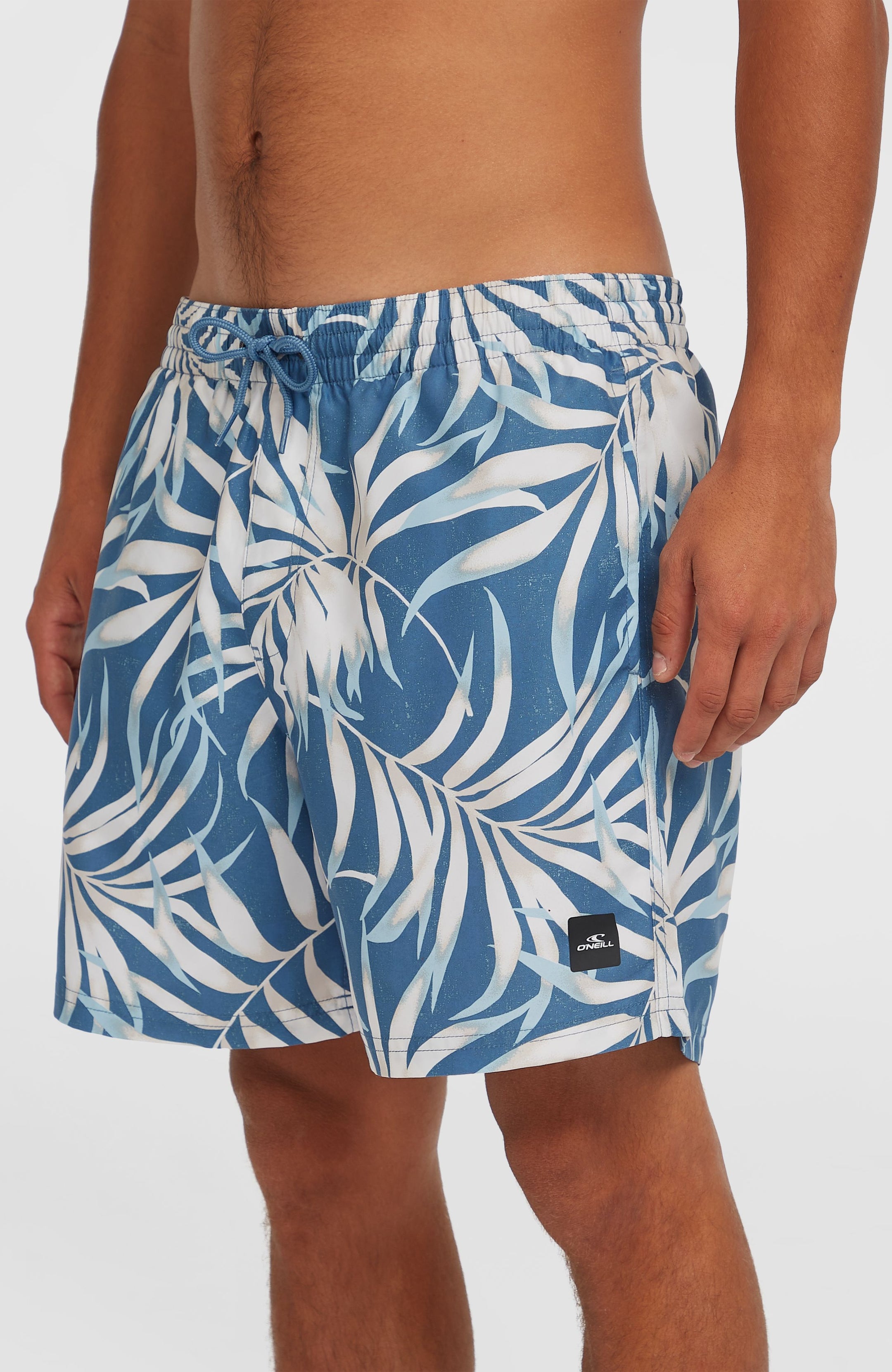 O'Neill Cali Floral 16'' Swimshorts - Blue Dipped Leaves
