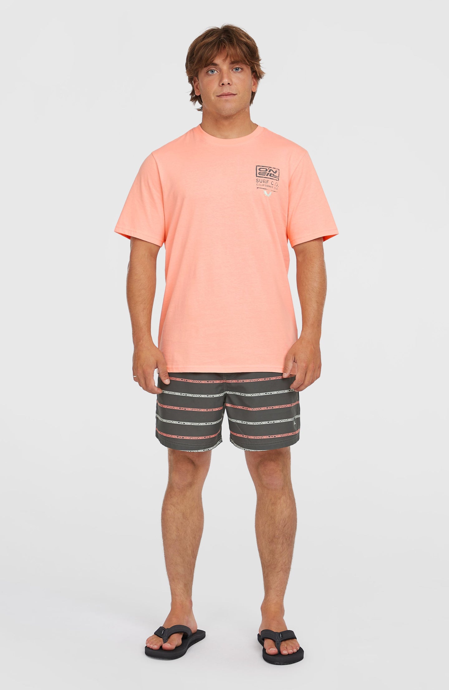 O'Neill Cali First 15'' Swimshorts - Grey O'Neill Stripe