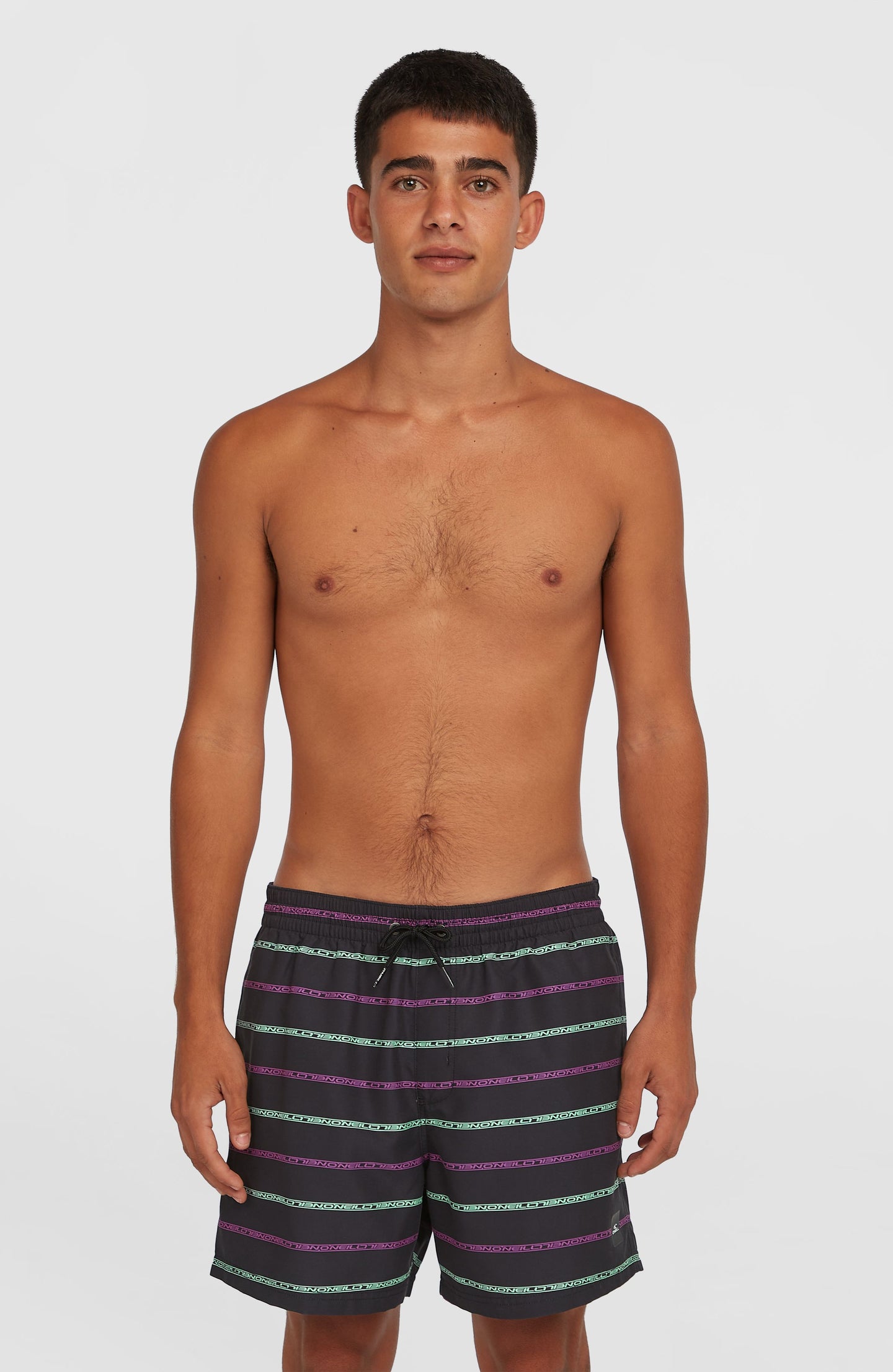 O'Neill Cali First 15'' Swimshorts - Black/Purple O'Neill Stripe
