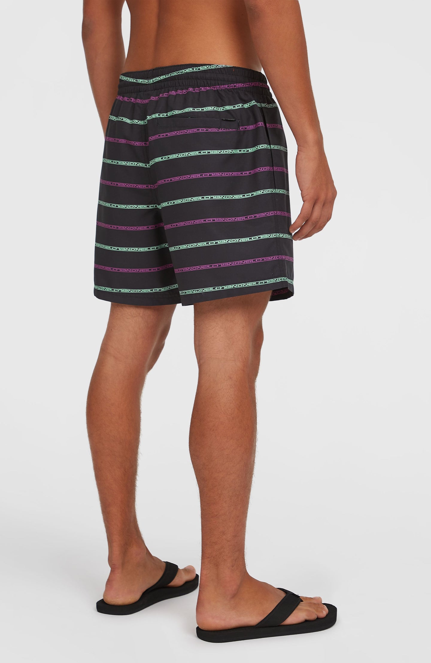 O'Neill Cali First 15'' Swimshorts - Black/Purple O'Neill Stripe