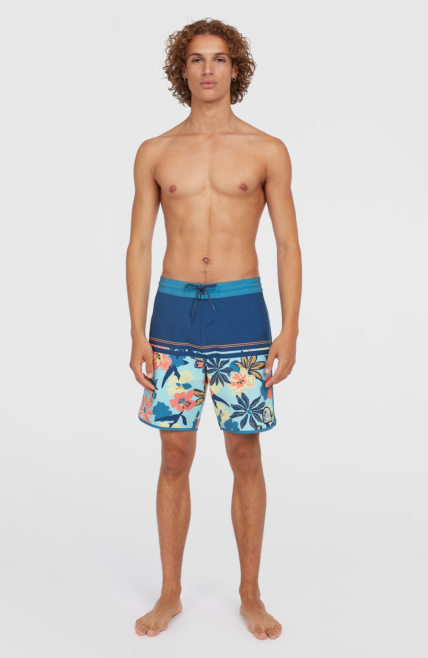 Cruzer Scallop 18" Boardshorts - Indigo Scallop