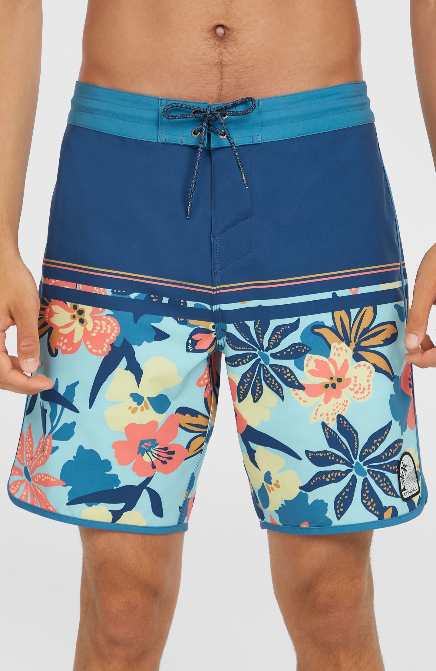 Cruzer Scallop 18" Boardshorts - Indigo Scallop