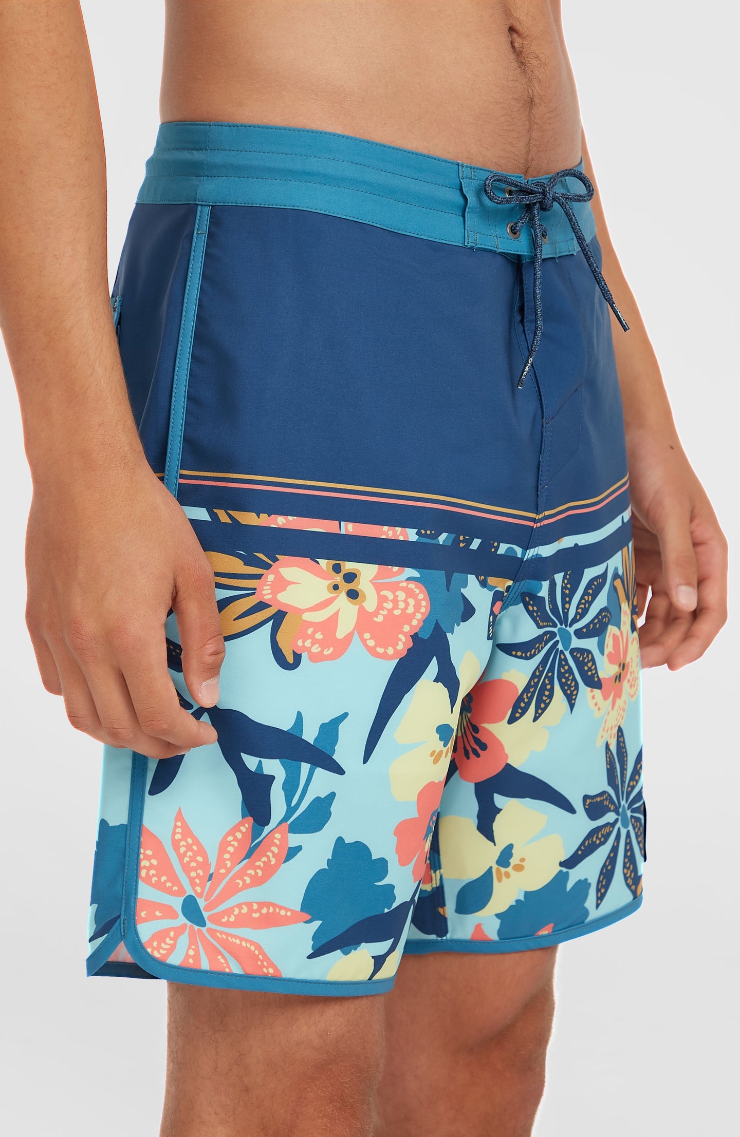 Cruzer Scallop 18" Boardshorts - Indigo Scallop