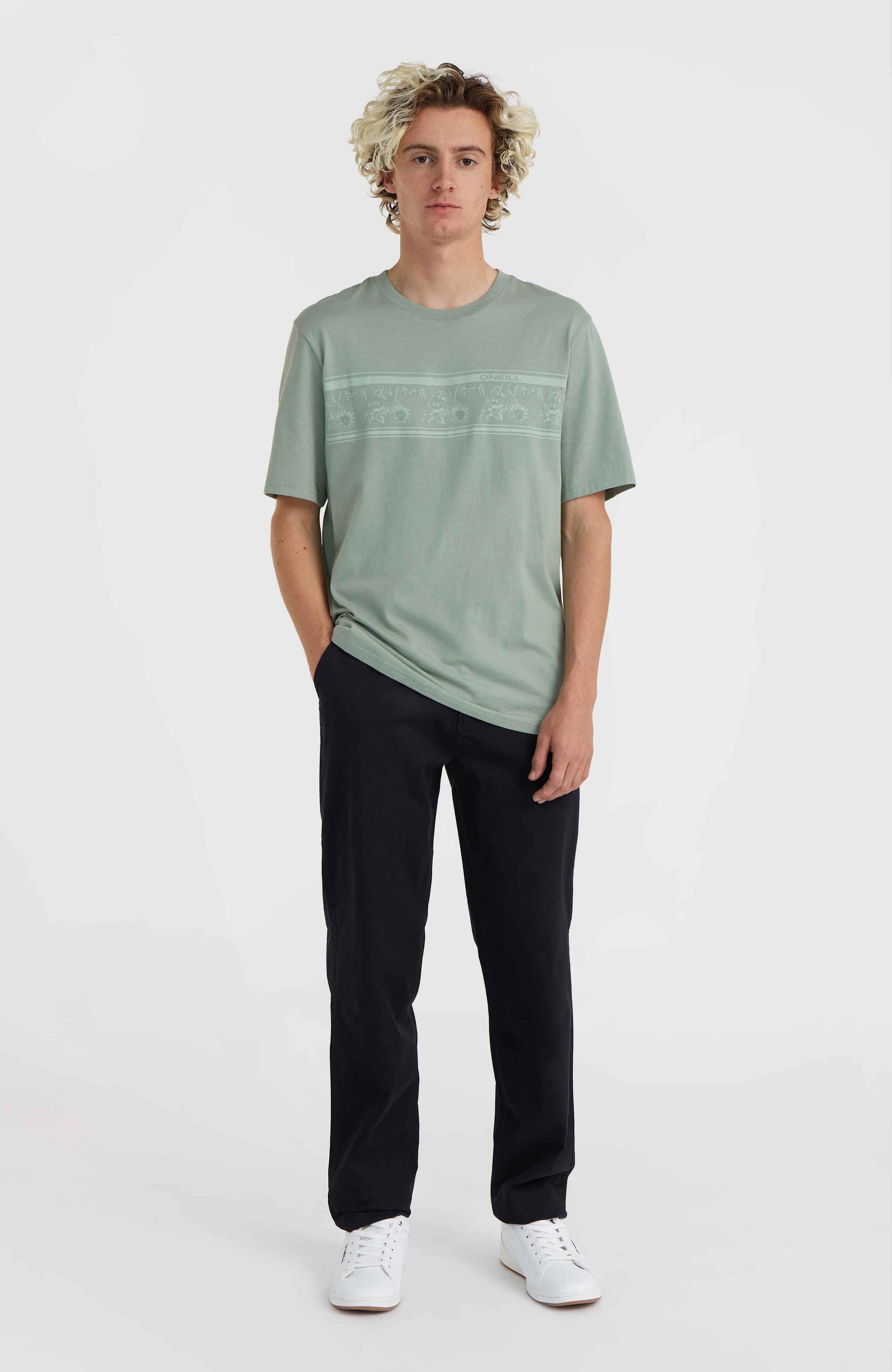 Mix & Match Floral Graphic T-Shirt - Lily Pad