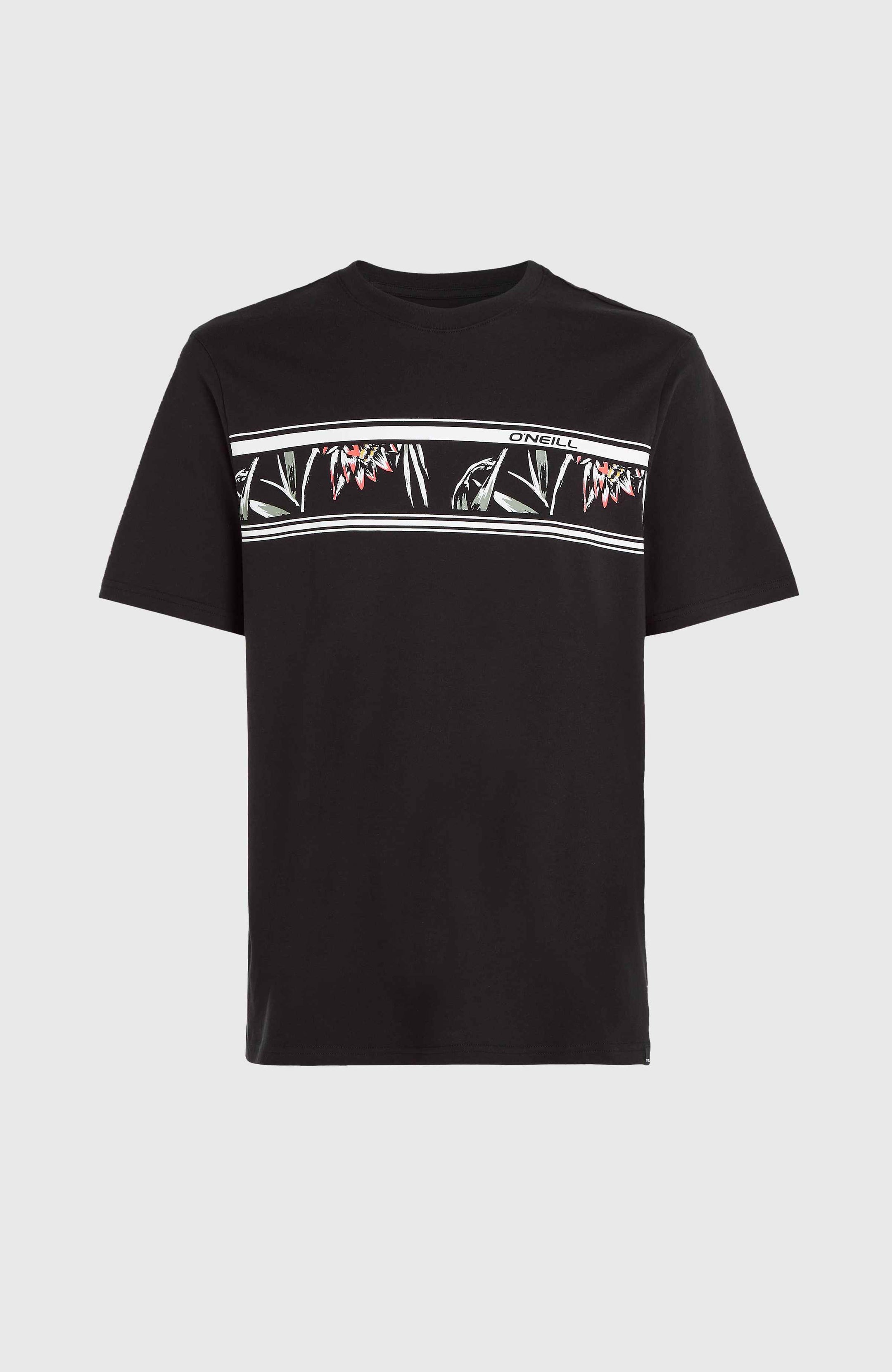 Mix & Match Floral Graphic T-Shirt - Black Out