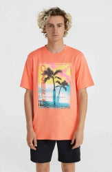 Jack O'Neill Neon T-Shirt - Living Coral