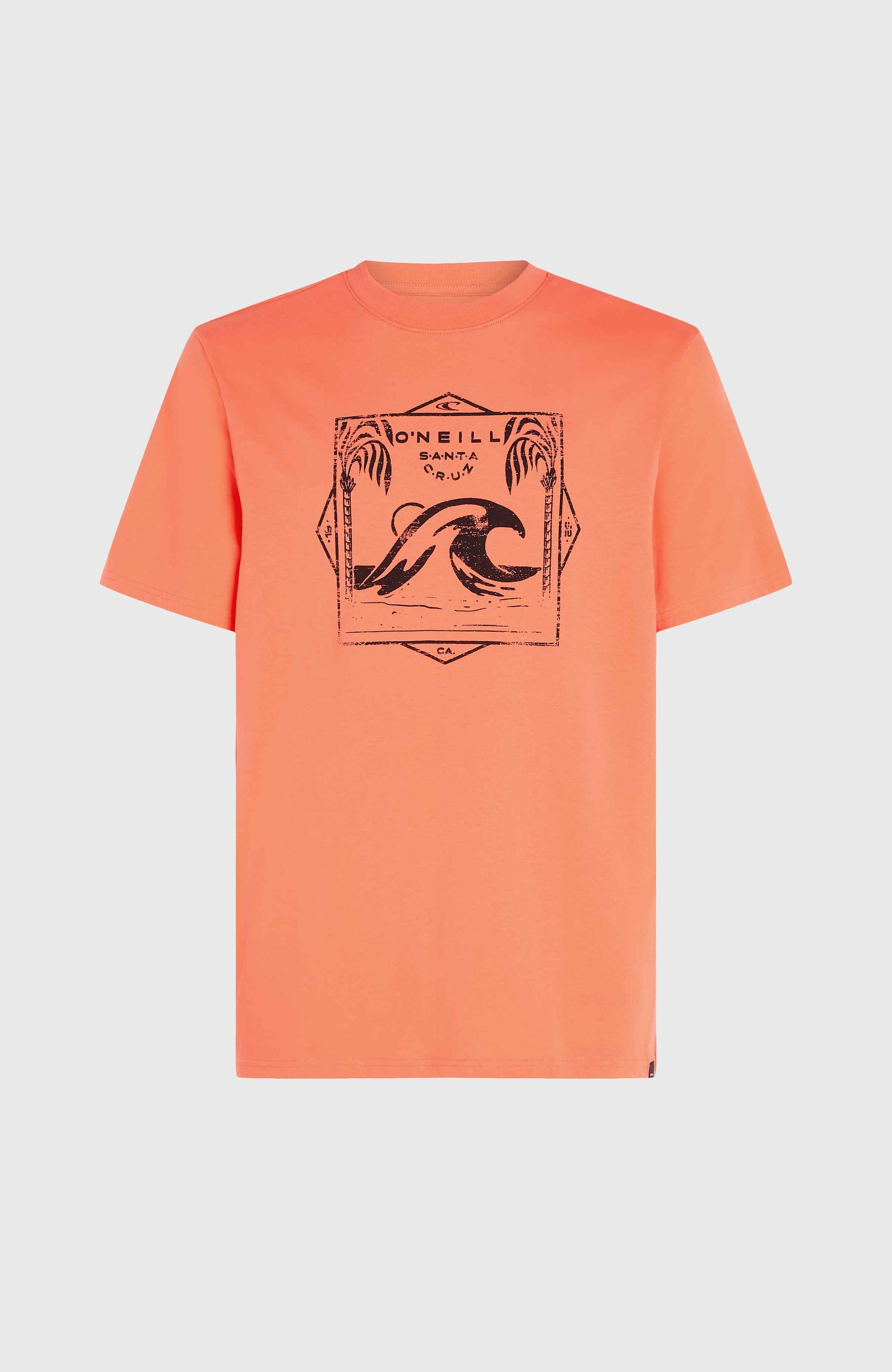Mix & Match Wave T-Shirt - Living Coral