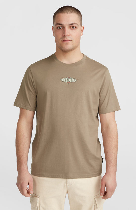 O'Neill Back Print T-Shirt - Concrete