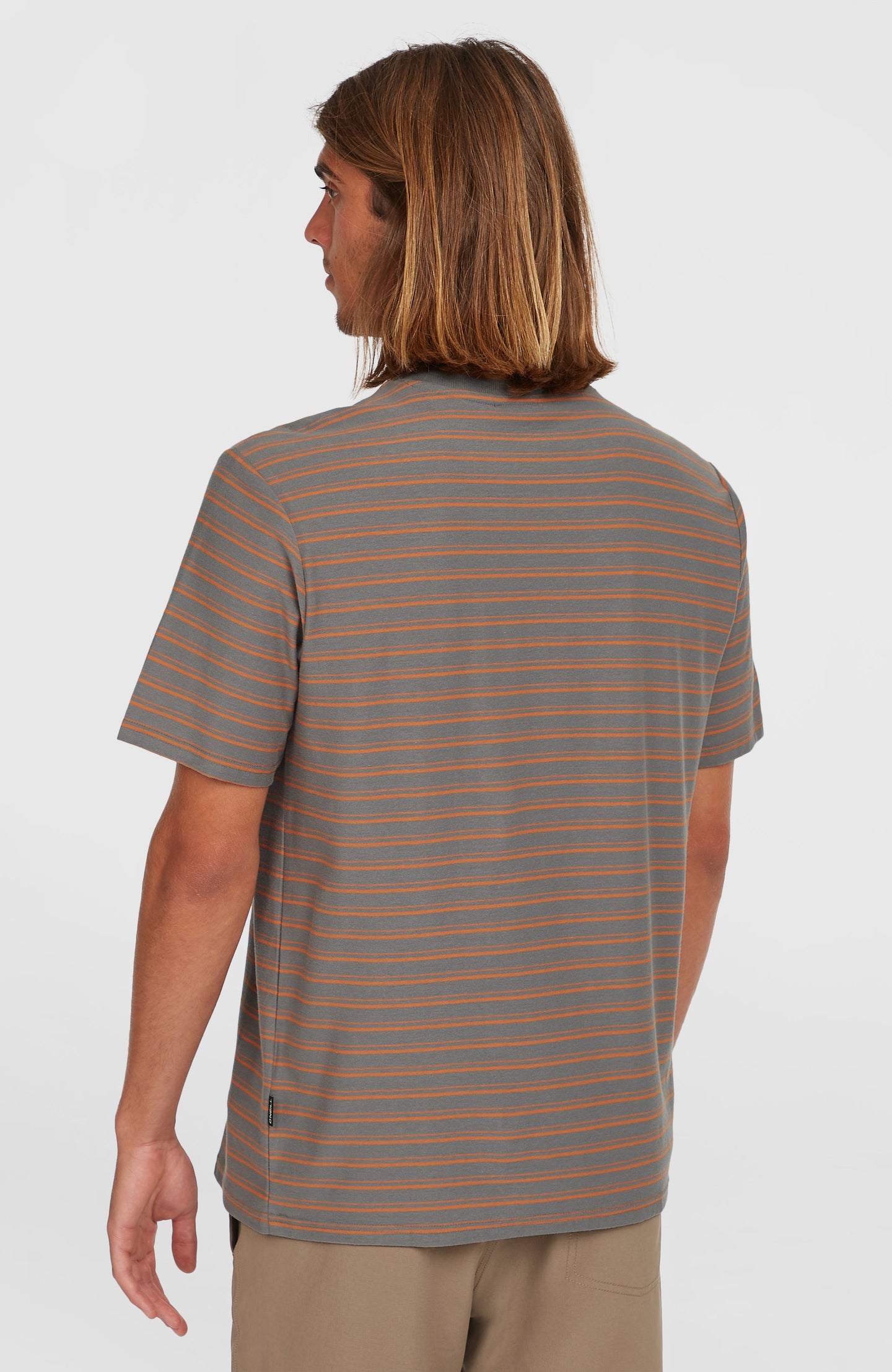 O'Neill Yarn Stripe T-Shirt - Grey Cali Stripe