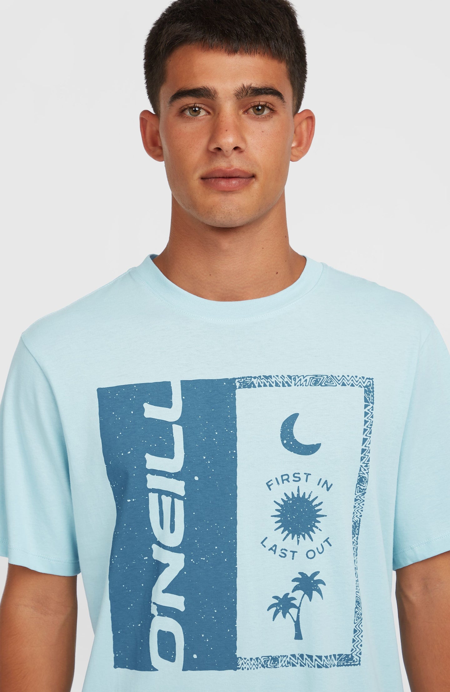 O'Neill Front Print T-Shirt - Morning Glory