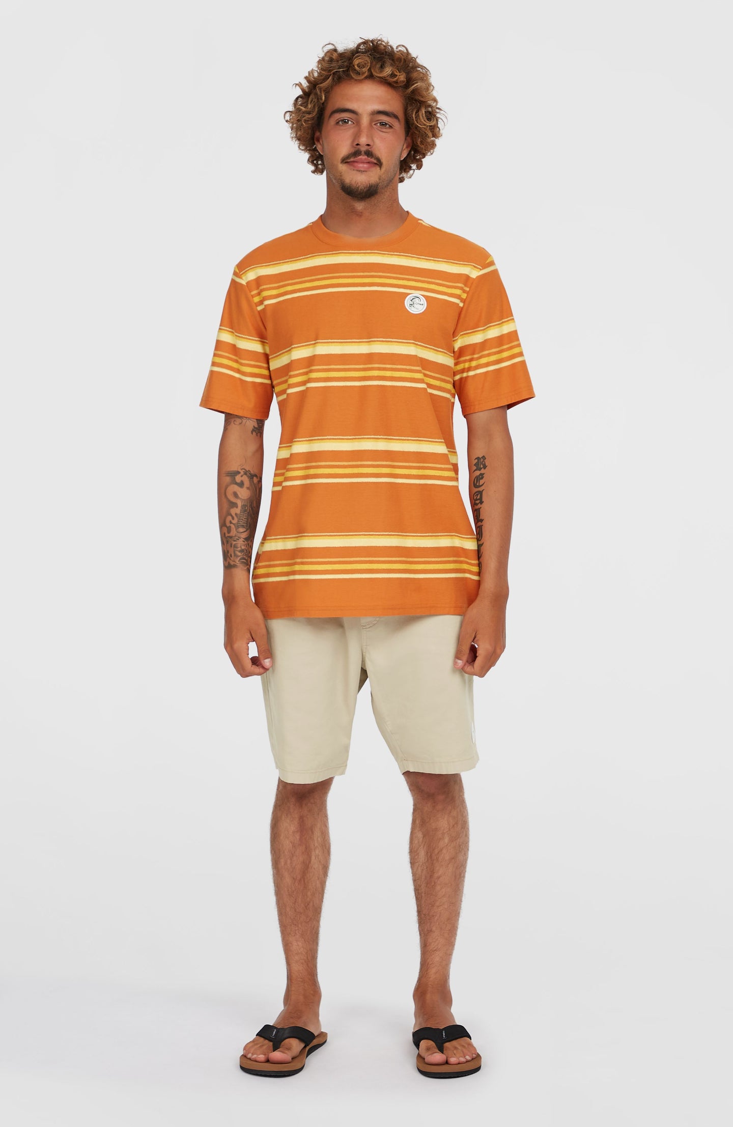 O'Riginals Stripe T-Shirt - Orange Originals Retro Stripe