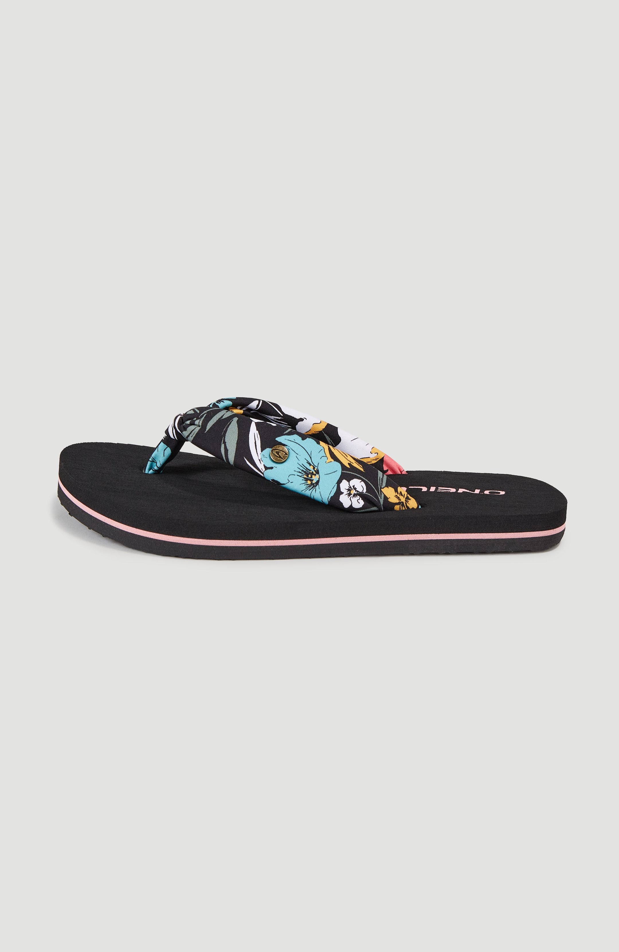Ditsy Sun Sandals - Black/Blue Bluemchen
