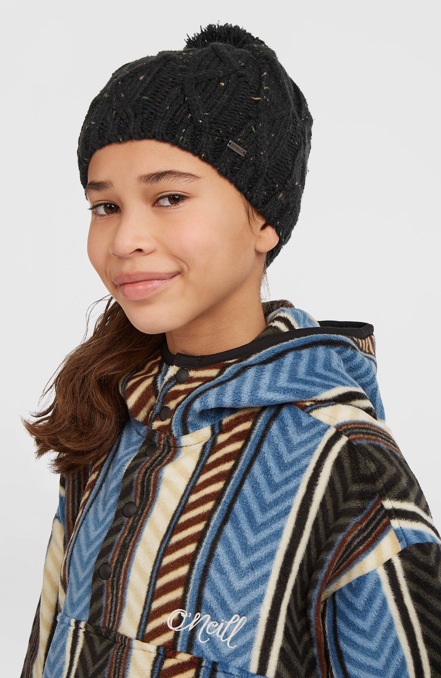 Nora Beanie Kids - Black Out