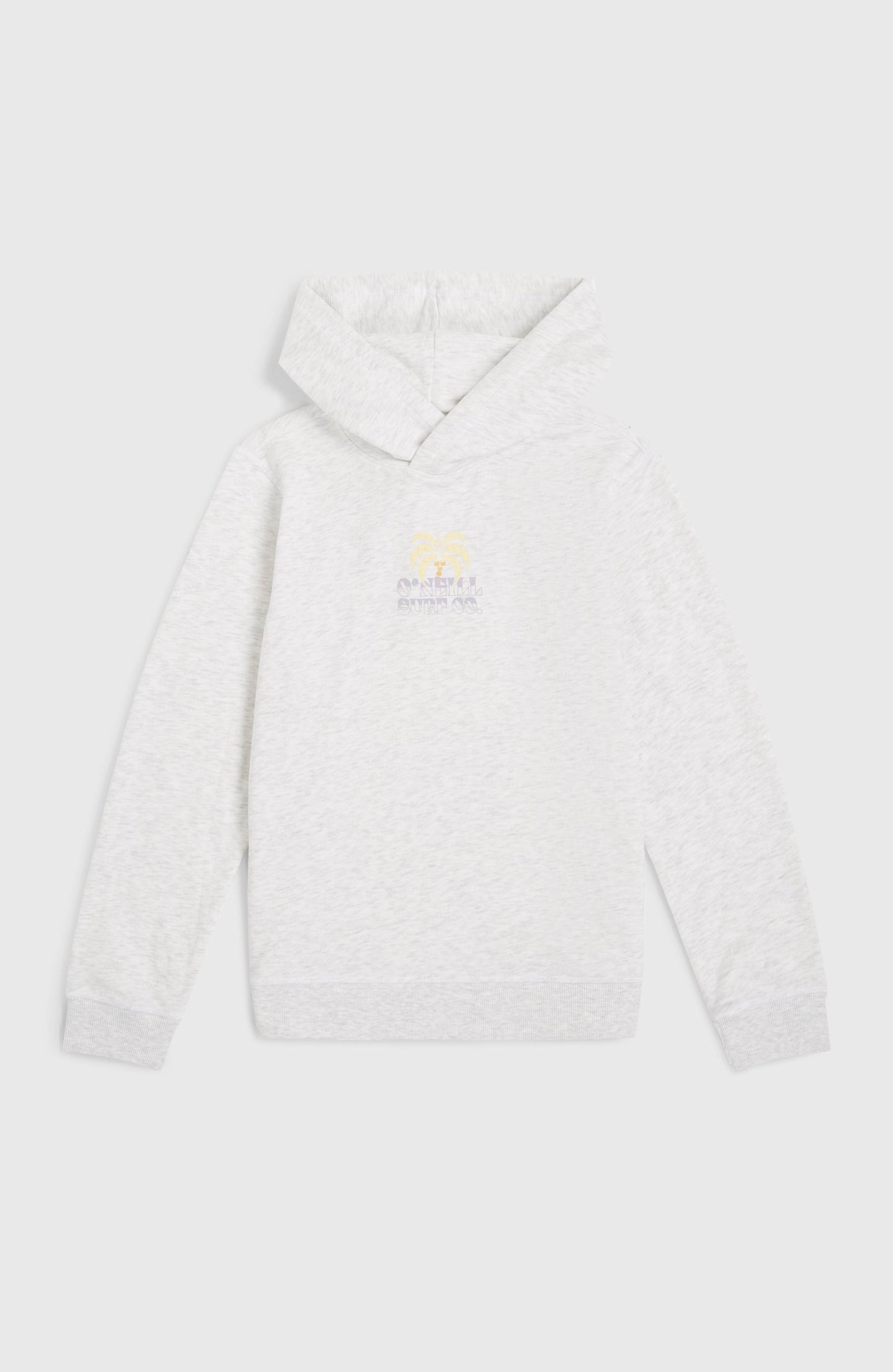 O'Neill Back Print Hoodie - White Melange