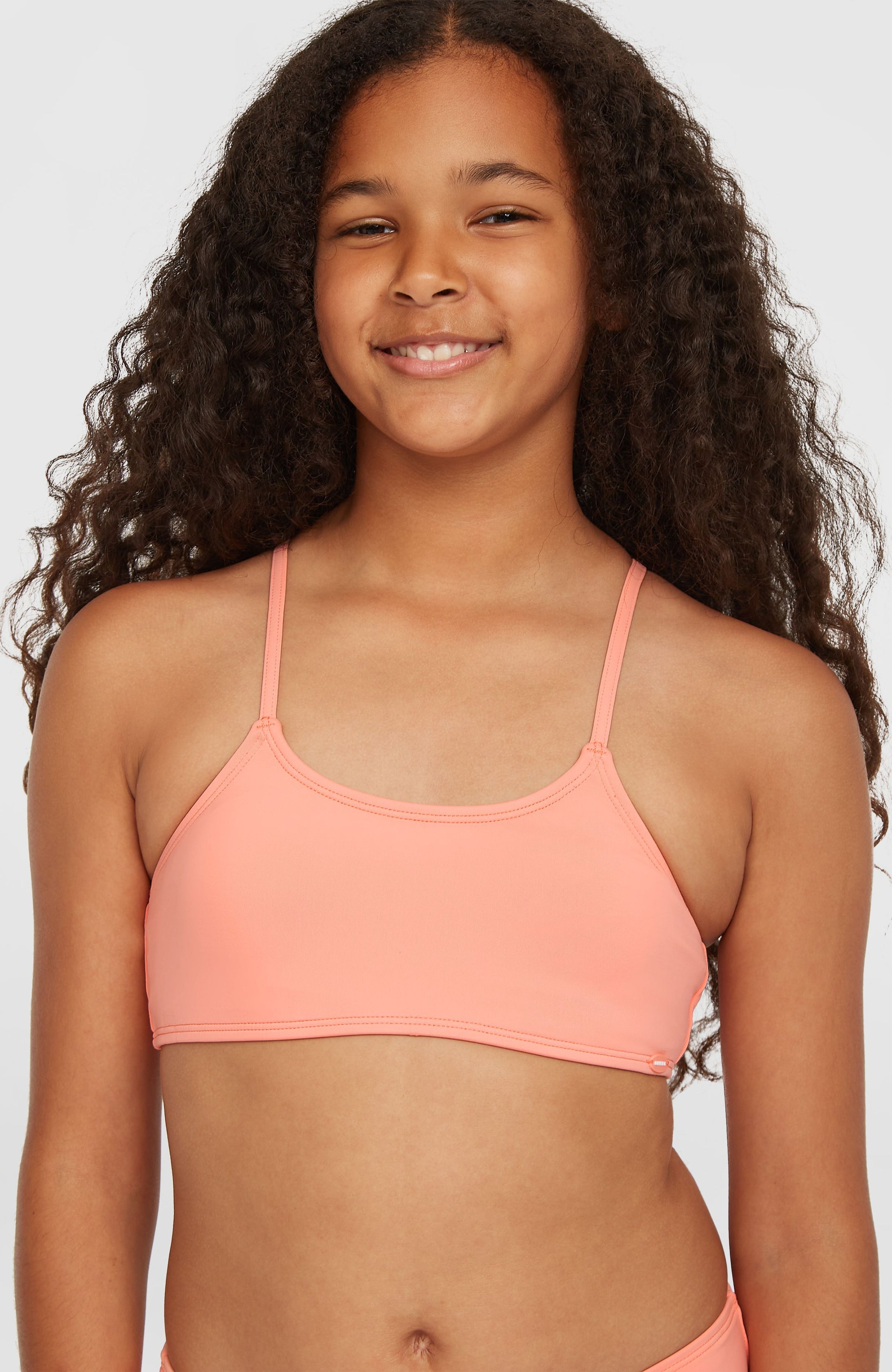 Essentials Bralette Bikini Set - Coral Pink