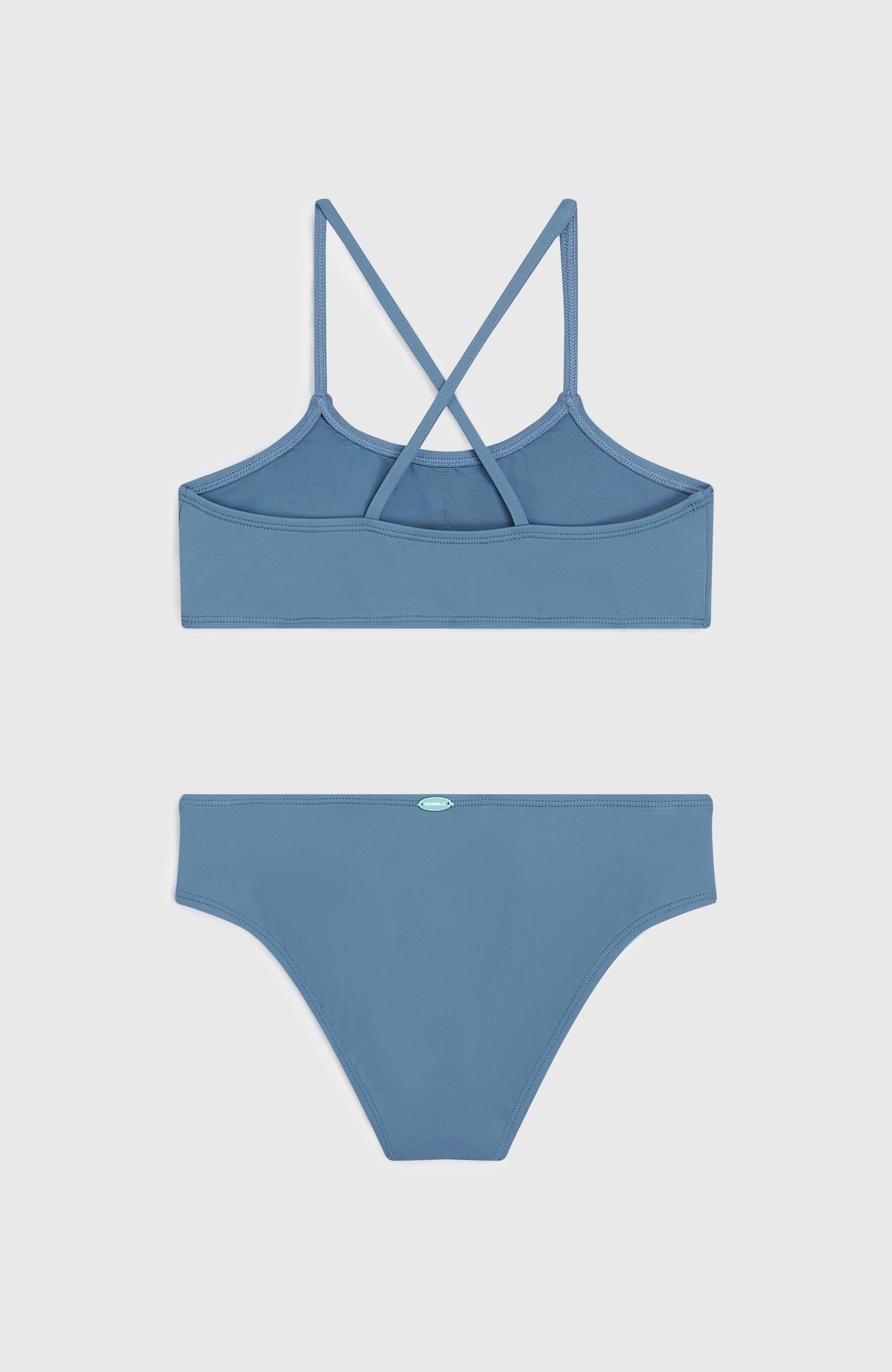 Essentials Bralette Bikini Set - Copen Blue
