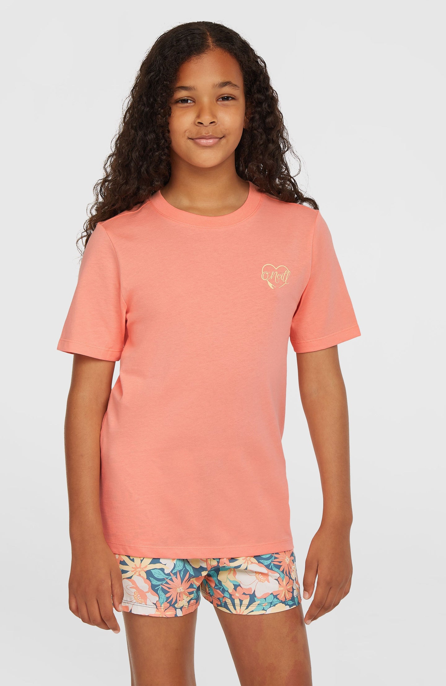 O'Neill Script T-Shirt - Coral Pink