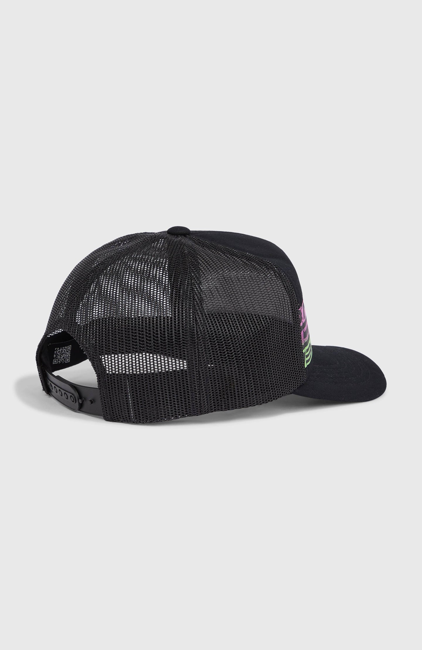 Flood Trucker Cap - Black Upside Down