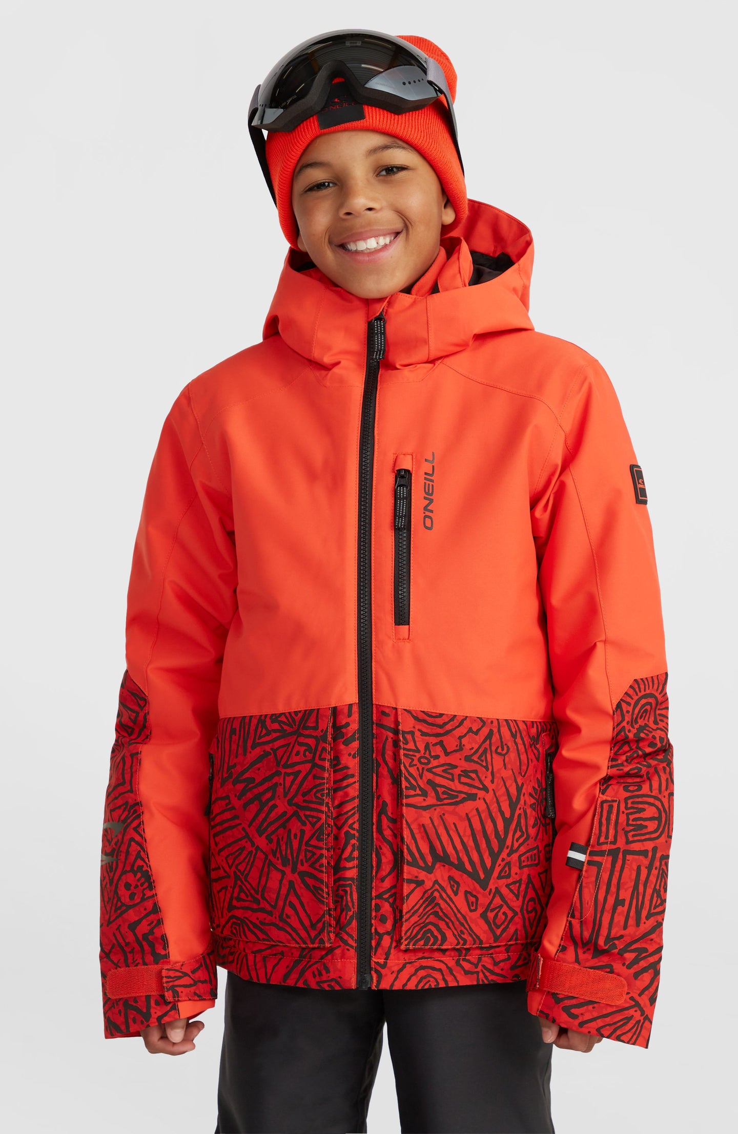 O'Riginals Block Snow Jacket - Red Sketcheritage