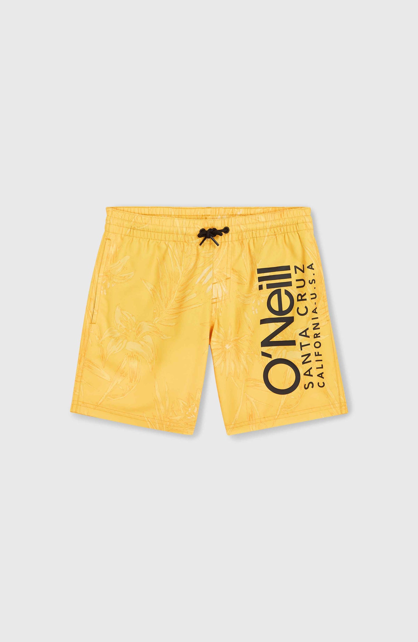 Mix & Match Cali Floral 14'' Swim Shorts - Yellow Tonal Tropicana