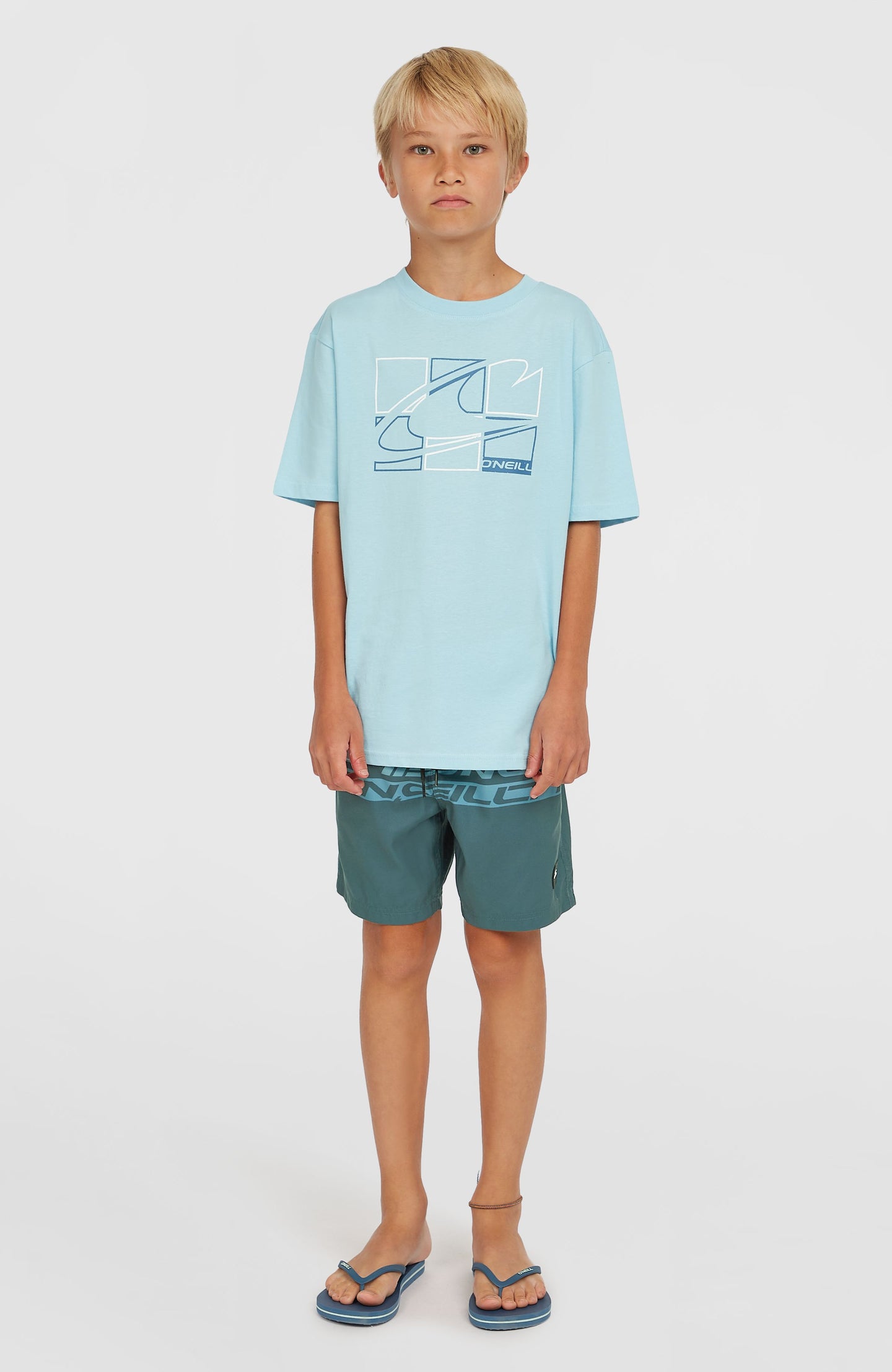 O'Neill Cali Stripe 14" Swimshorts - Blue Upside Down