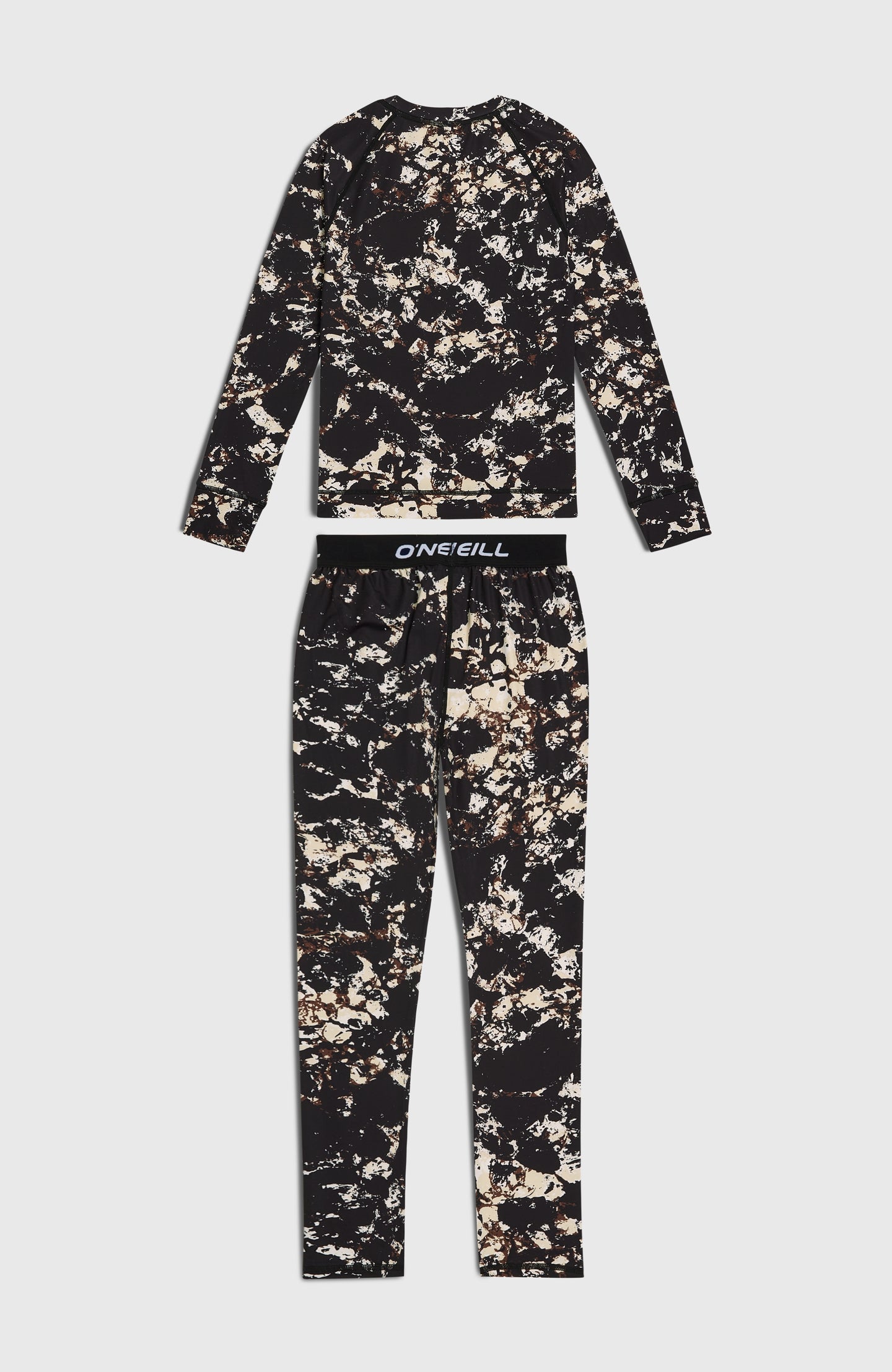 Baselayer Set - Black/Beige Quarry