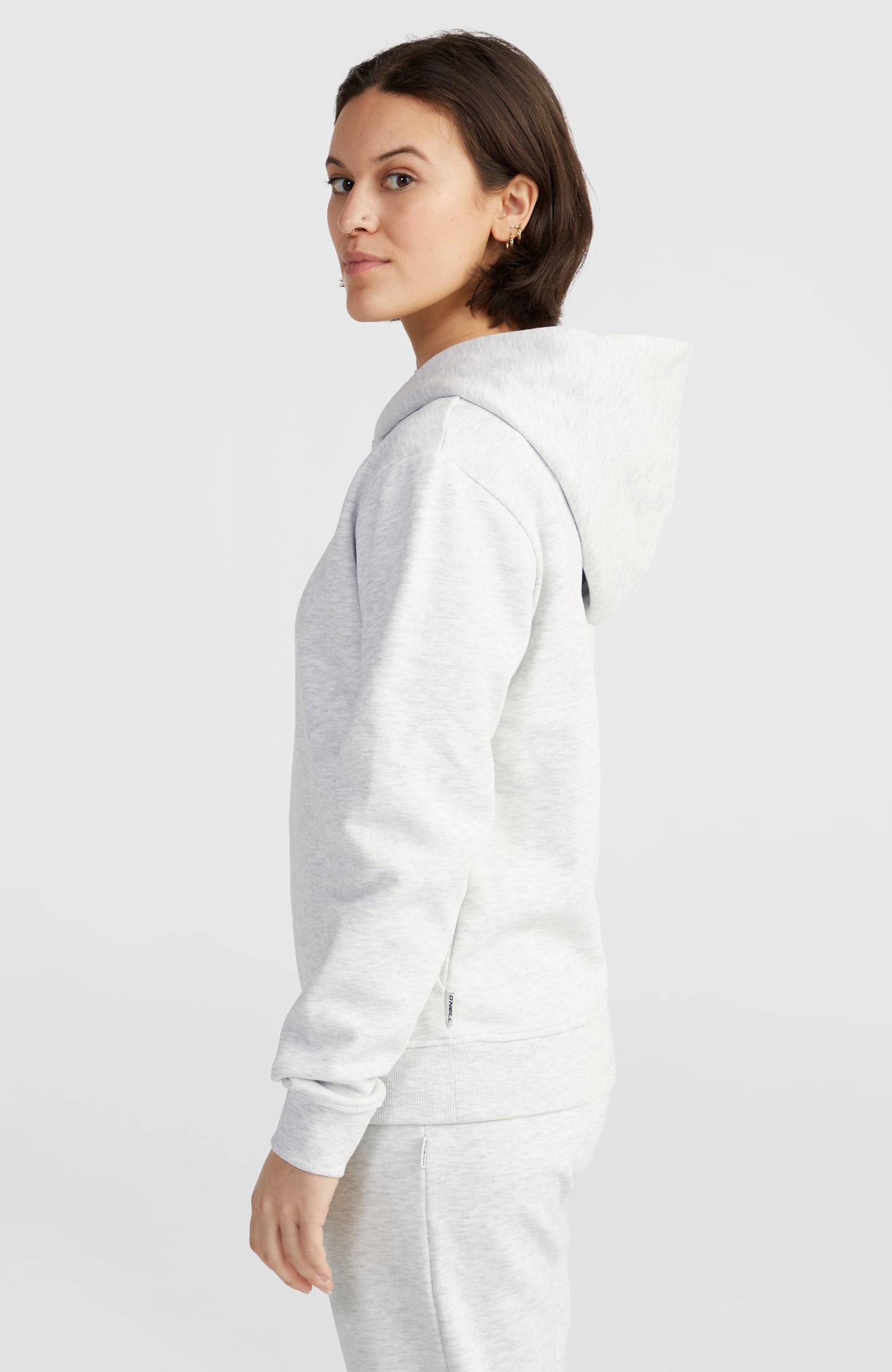 Noos Wow Hoodie - White Melange