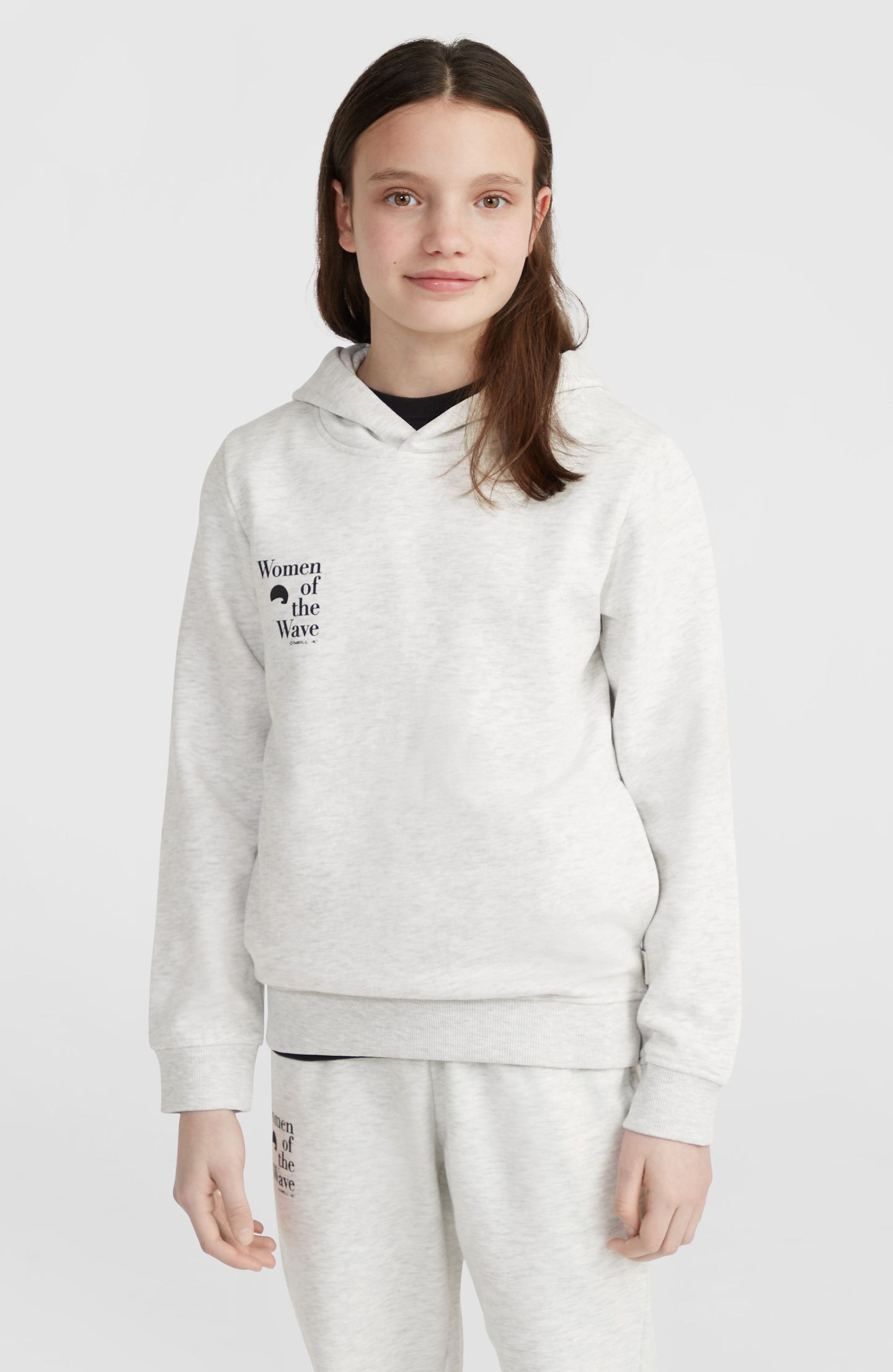 Noos Wow Hoodie - White Melange