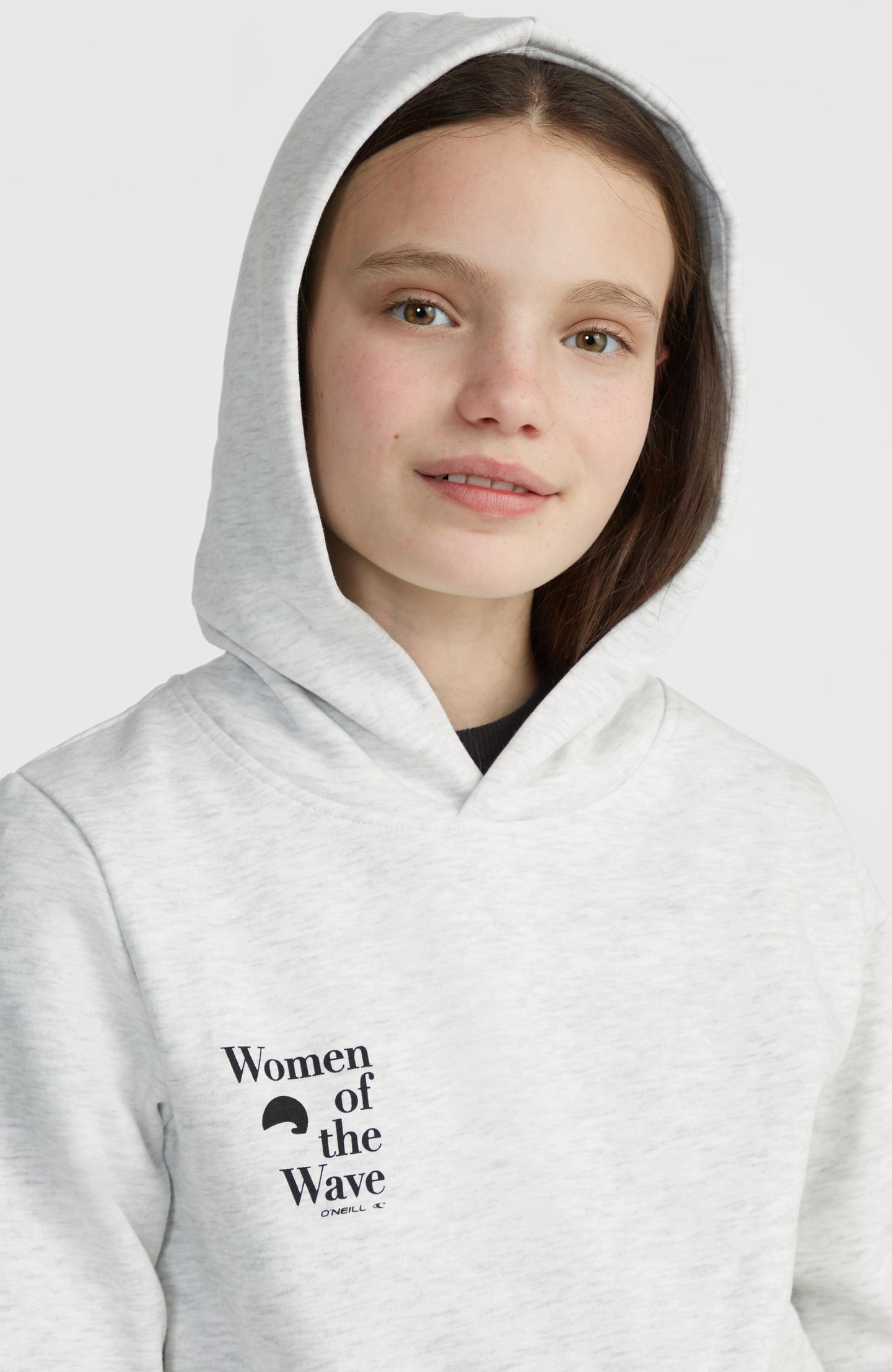 Noos Wow Hoodie - White Melange