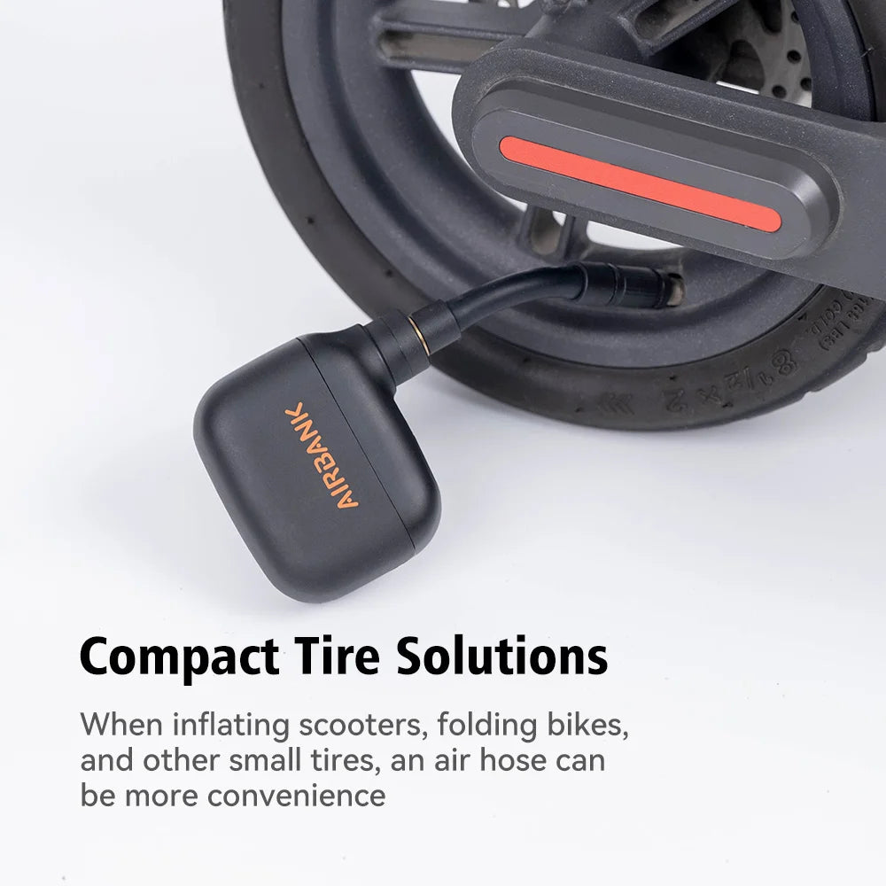 Airbank Extension Tube for AS100 – Flexible Air Hose & Valve Adapter for Bike Pumps