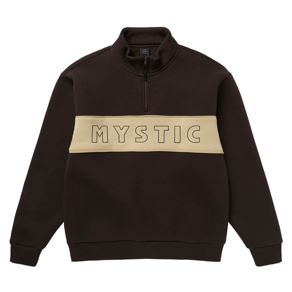 Slate Half Zip Sweat Mystic