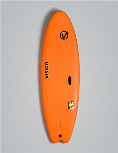 6'0" Quad Fish Orange Vision