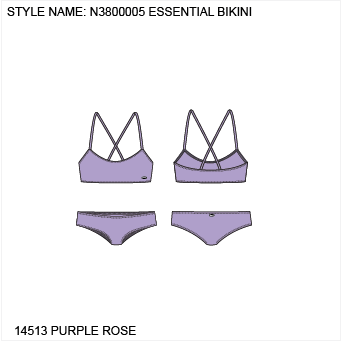 Essentials Bikini - Purple Rose