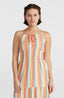 Quorra Maxi Dress - Orange Multistripe