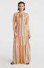 Quorra Maxi Dress - Orange Multistripe