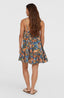 Rilee Short Dress - Blue Painted Tropics