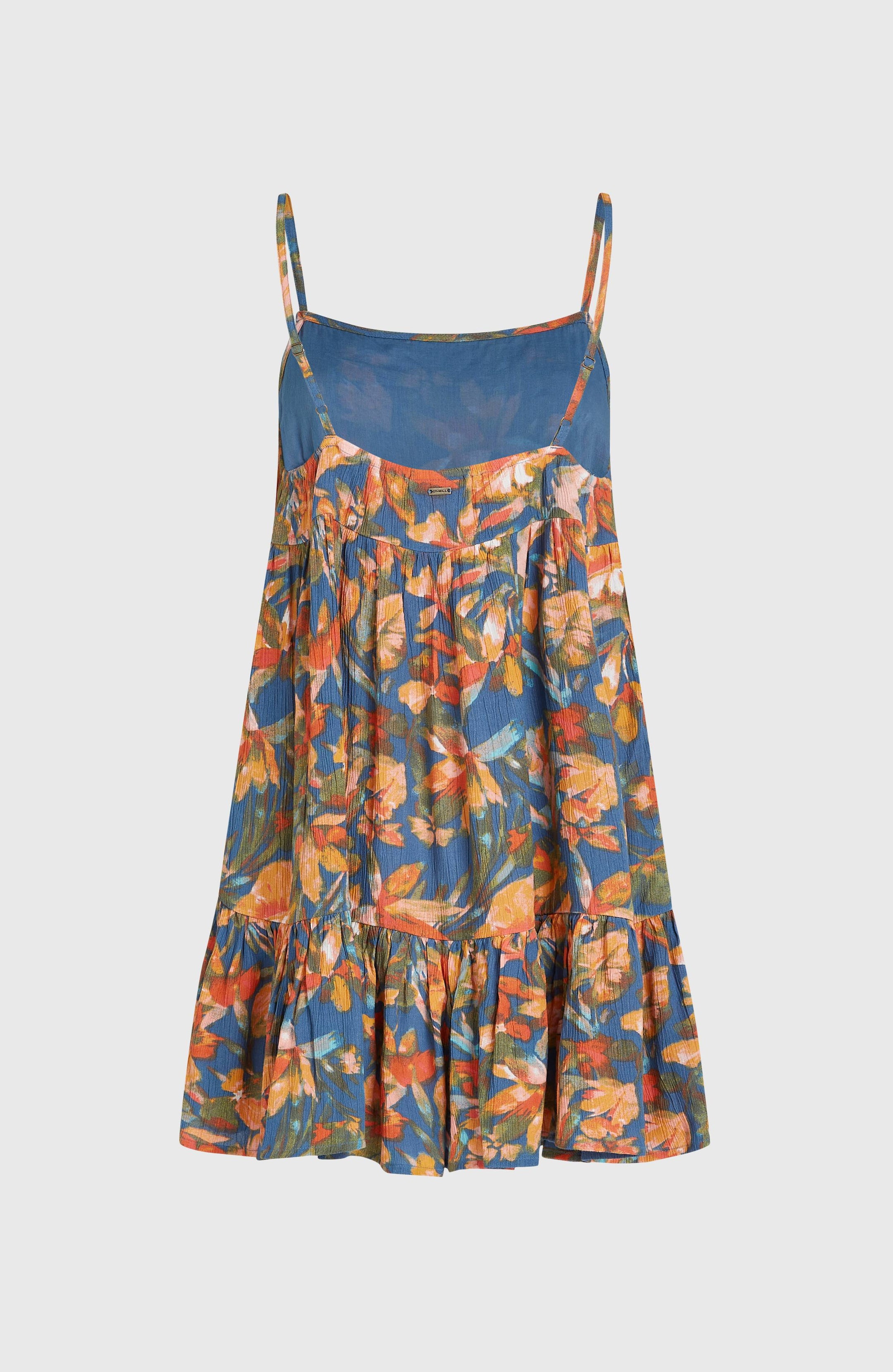 Rilee Short Dress - Blue Painted Tropics