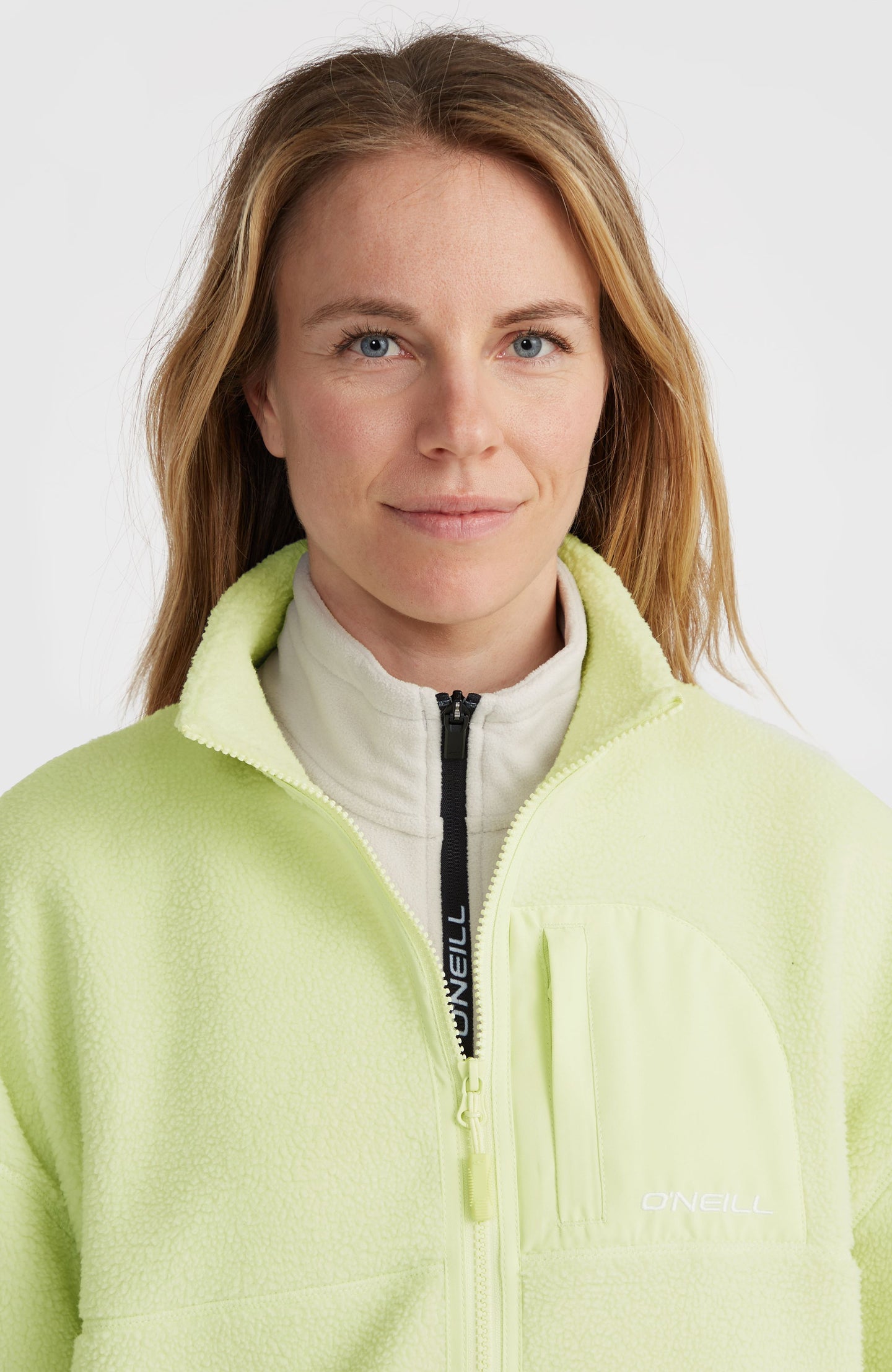 O'Neill High Pile Fz Fleece - Lime Wash