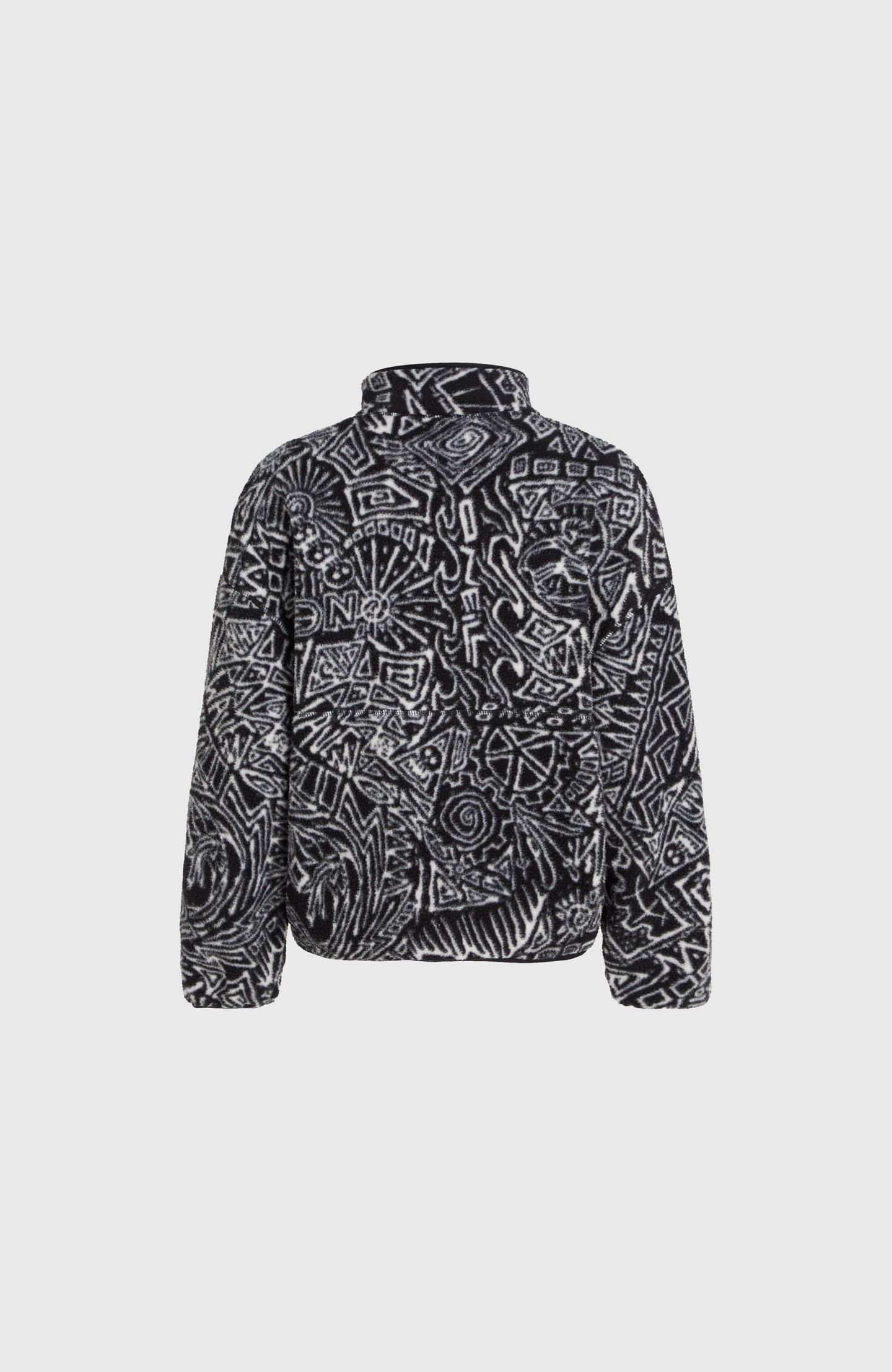 Surf Heroes High Pile Fleece - White/Black Sketcheritage