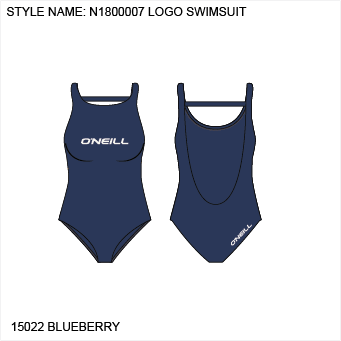 Essentials O'Neill Logo Swimsuit - Blueberry Carvico