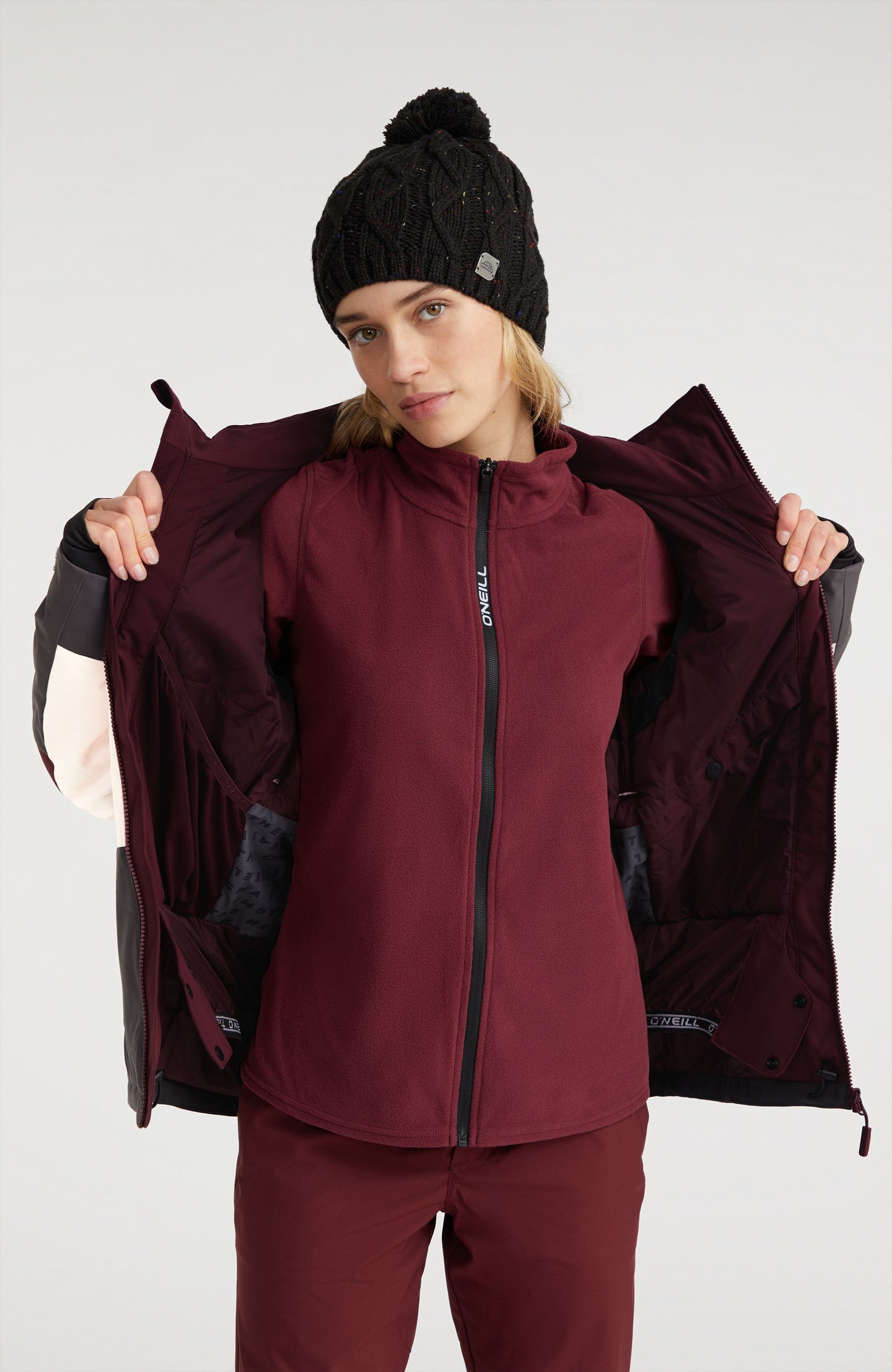 Carbonite Jacket - Windsor Wine Colour Block