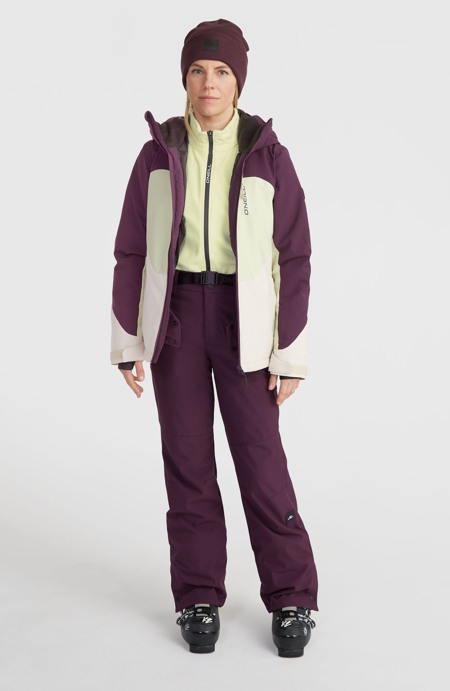 Carbonite Snow Jacket - Aubergine Colour Block